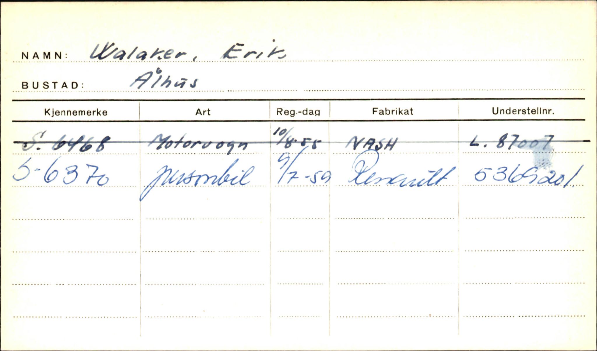Statens vegvesen, Sogn og Fjordane vegkontor, SAB/A-5301/4/F/L0002: Eigarregister Fjordane til 1.6.1961, 1930-1961, p. 577