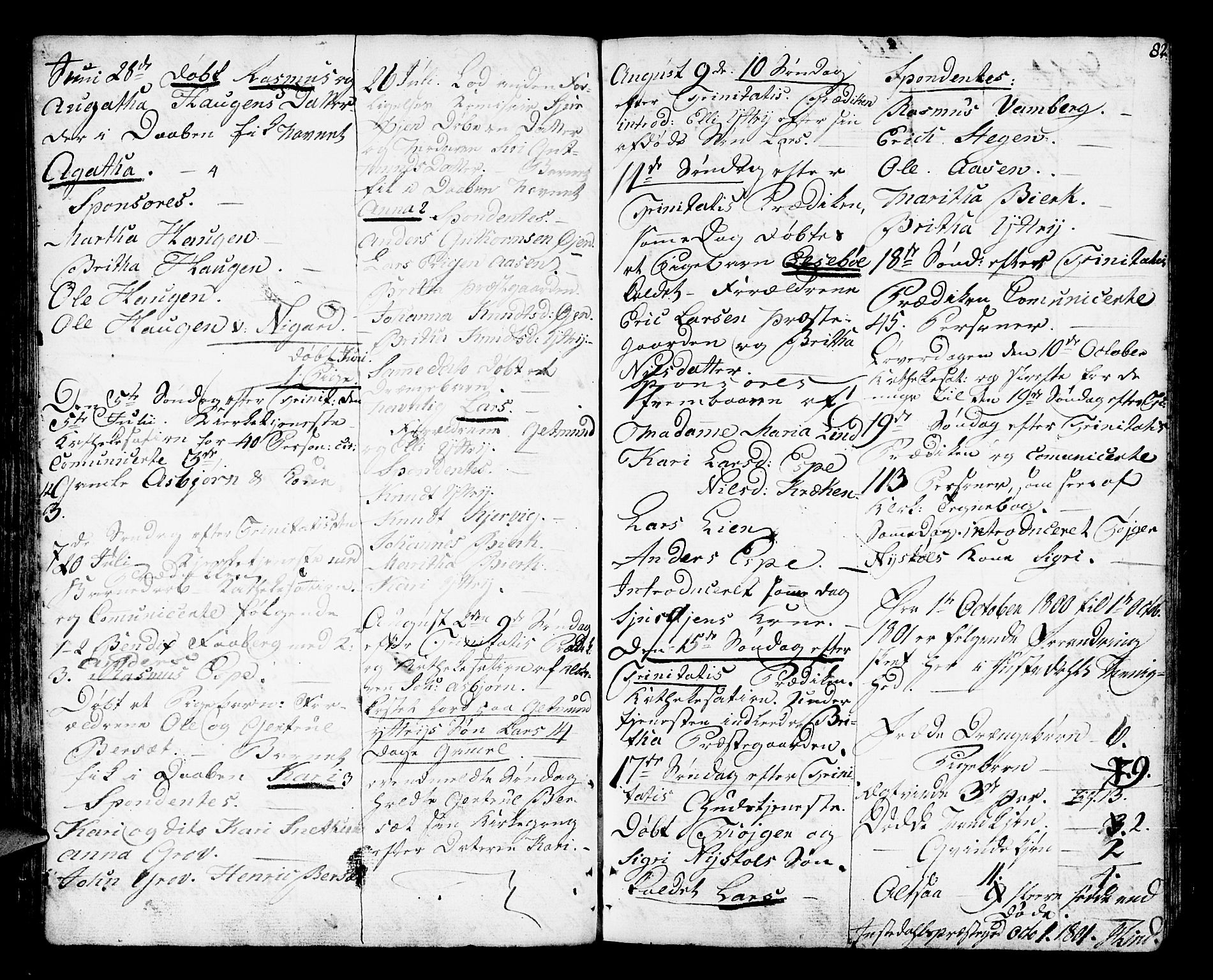 Jostedal sokneprestembete, SAB/A-80601/H/Haa/Haaa/L0002: Parish register (official) no. A 2, 1770-1806, p. 82