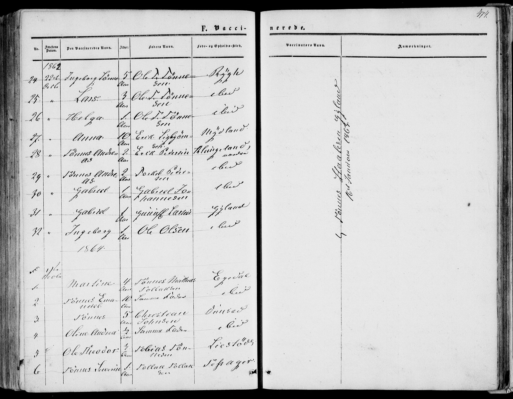 Bakke sokneprestkontor, SAK/1111-0002/F/Fa/Fab/L0002: Parish register (official) no. A 2, 1855-1884, p. 474