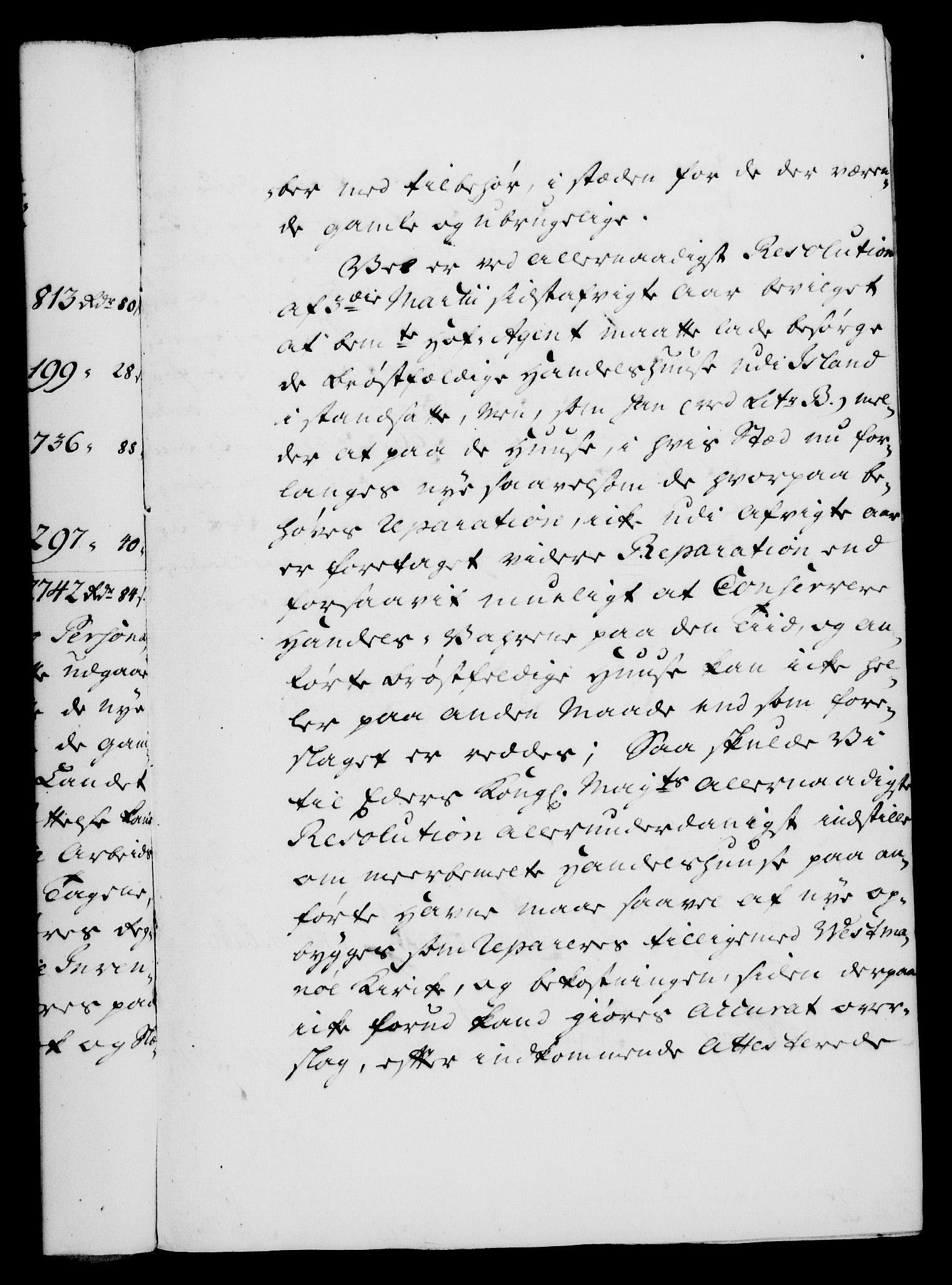 Rentekammeret, Kammerkanselliet, RA/EA-3111/G/Gf/Gfa/L0044: Norsk relasjons- og resolusjonsprotokoll (merket RK 52.44), 1762, p. 85