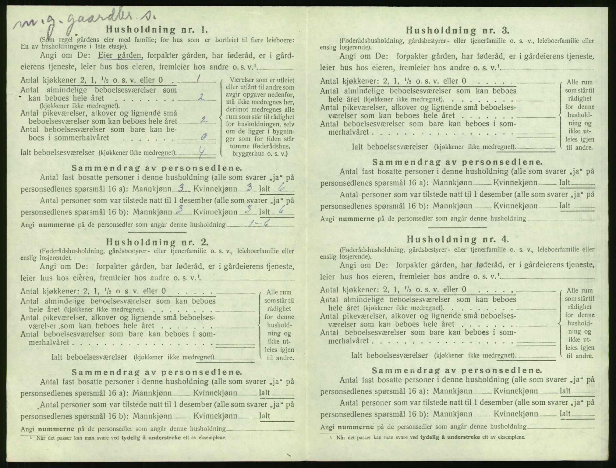 SAT, 1920 census for Sykkylven, 1920, p. 564