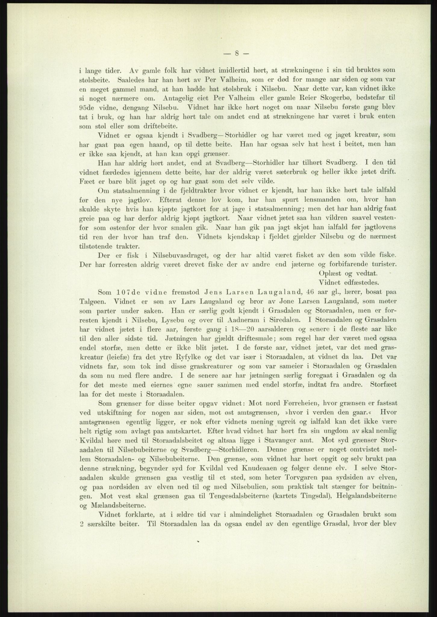 Høyfjellskommisjonen, AV/RA-S-1546/X/Xa/L0001: Nr. 1-33, 1909-1953, p. 1254