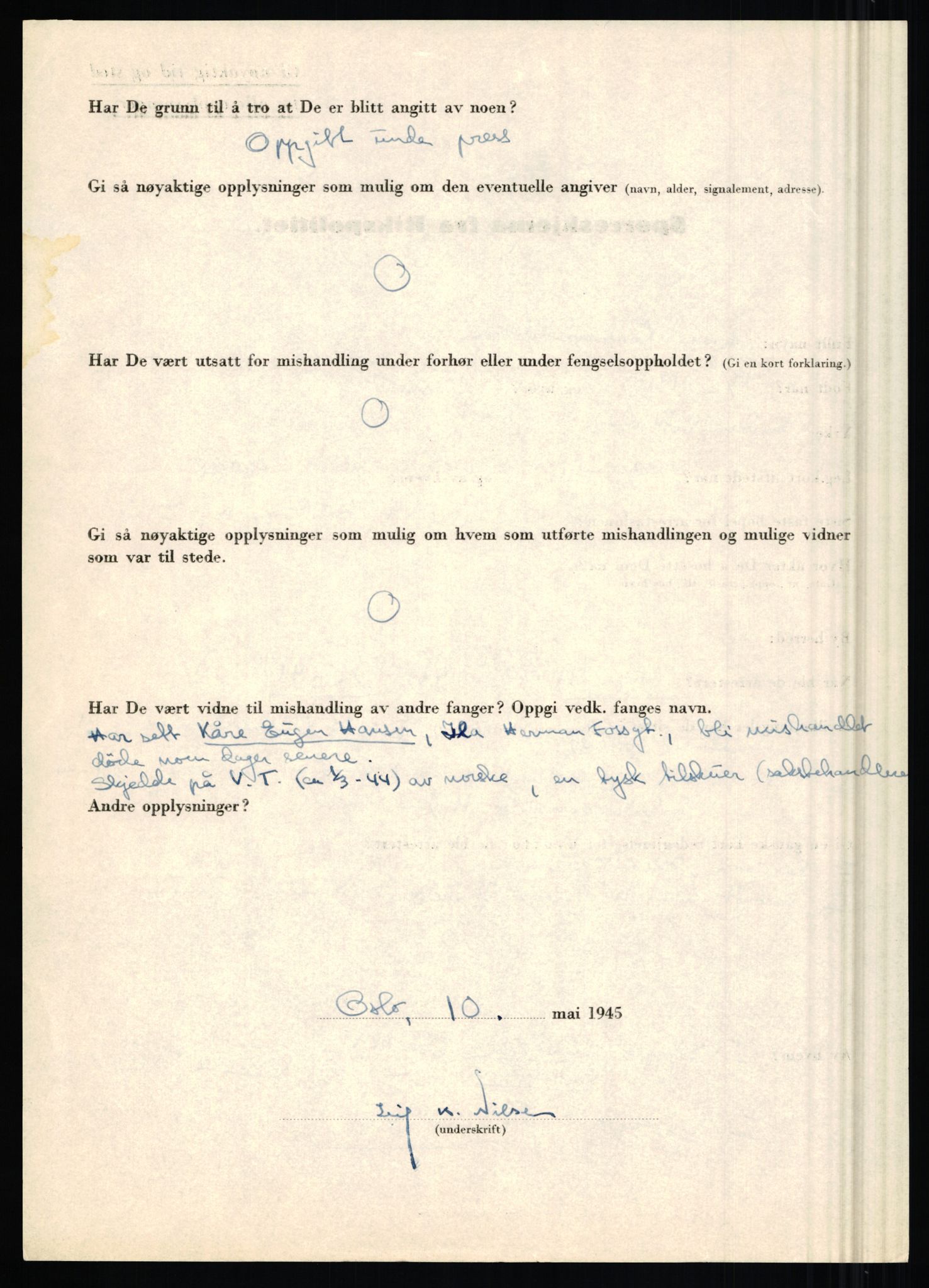 Rikspolitisjefen, AV/RA-S-1560/L/L0012: Mogensen, Øivind - Noraas, Lars, 1940-1945, p. 721