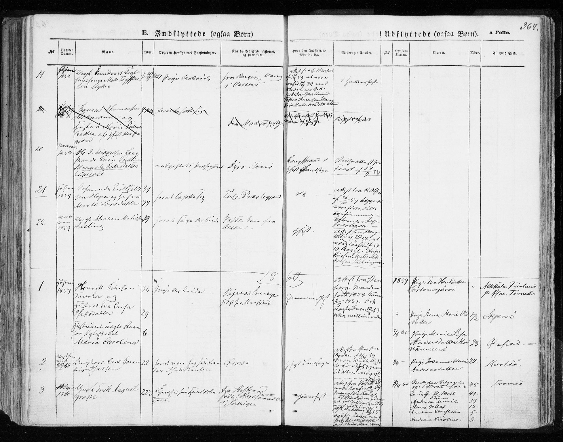 Hammerfest sokneprestkontor, AV/SATØ-S-1347/H/Ha/L0005.kirke: Parish register (official) no. 5, 1857-1869, p. 364