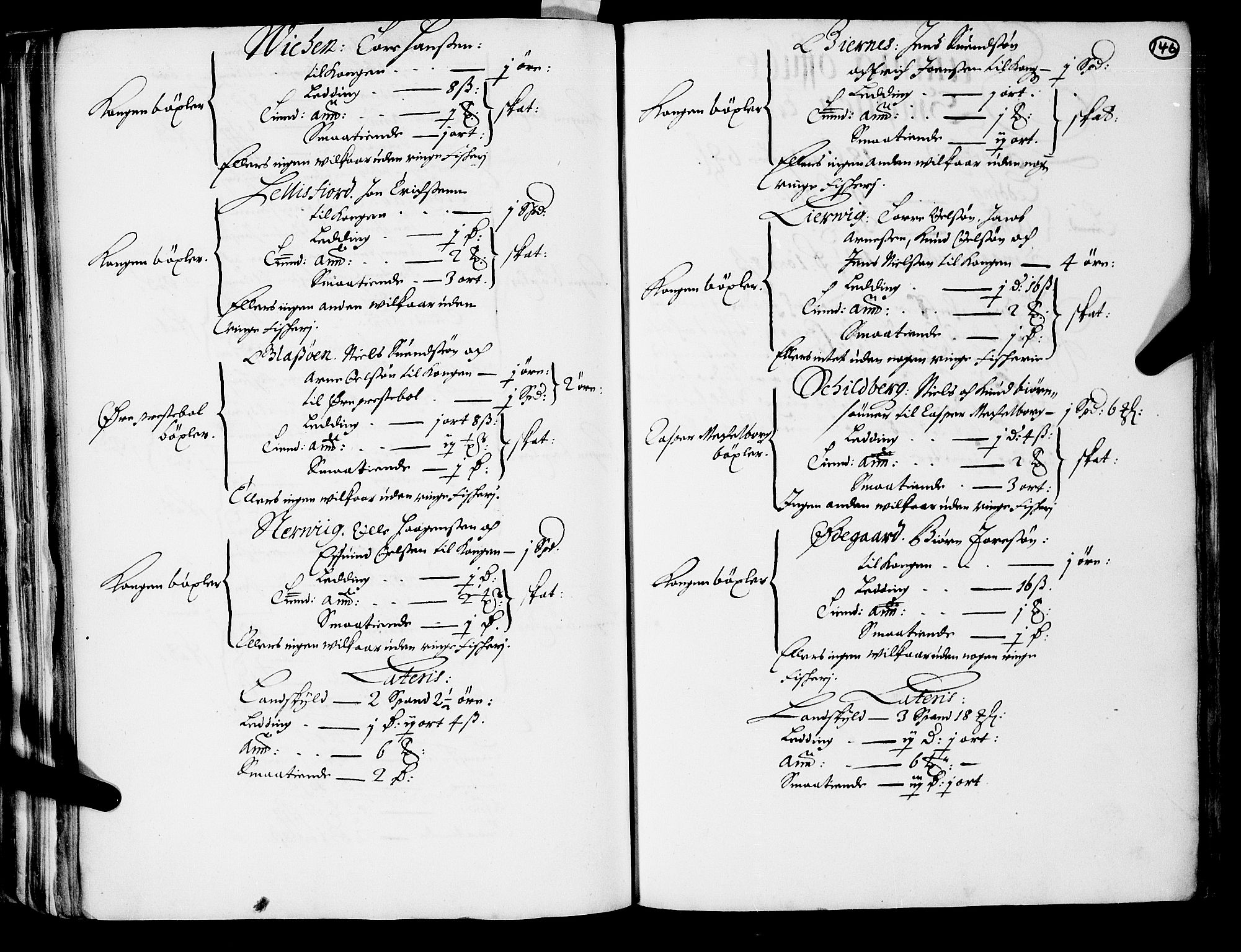 Rentekammeret inntil 1814, Realistisk ordnet avdeling, AV/RA-EA-4070/N/Nb/Nba/L0047: Nordmøre len, 1667, p. 145b-146a