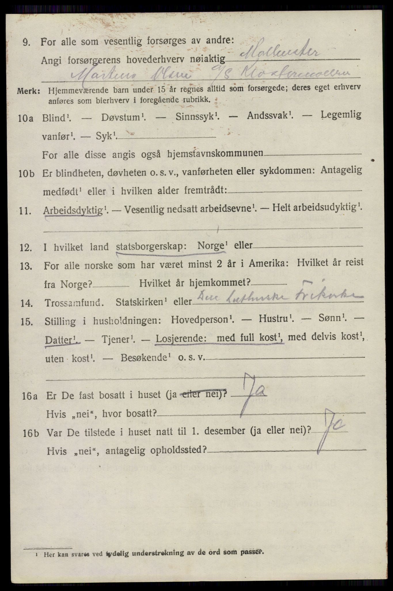 SAO, 1920 census for Rygge, 1920, p. 2948