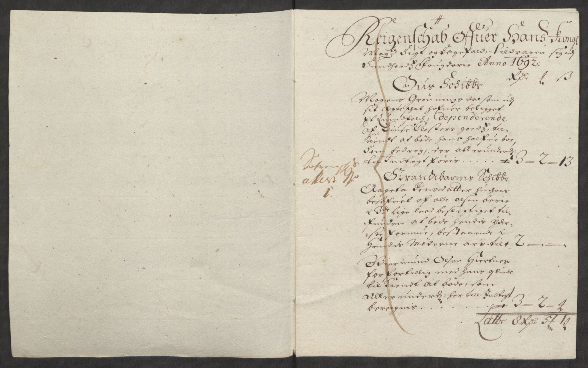 Rentekammeret inntil 1814, Reviderte regnskaper, Fogderegnskap, RA/EA-4092/R48/L2973: Fogderegnskap Sunnhordland og Hardanger, 1691-1692, p. 422