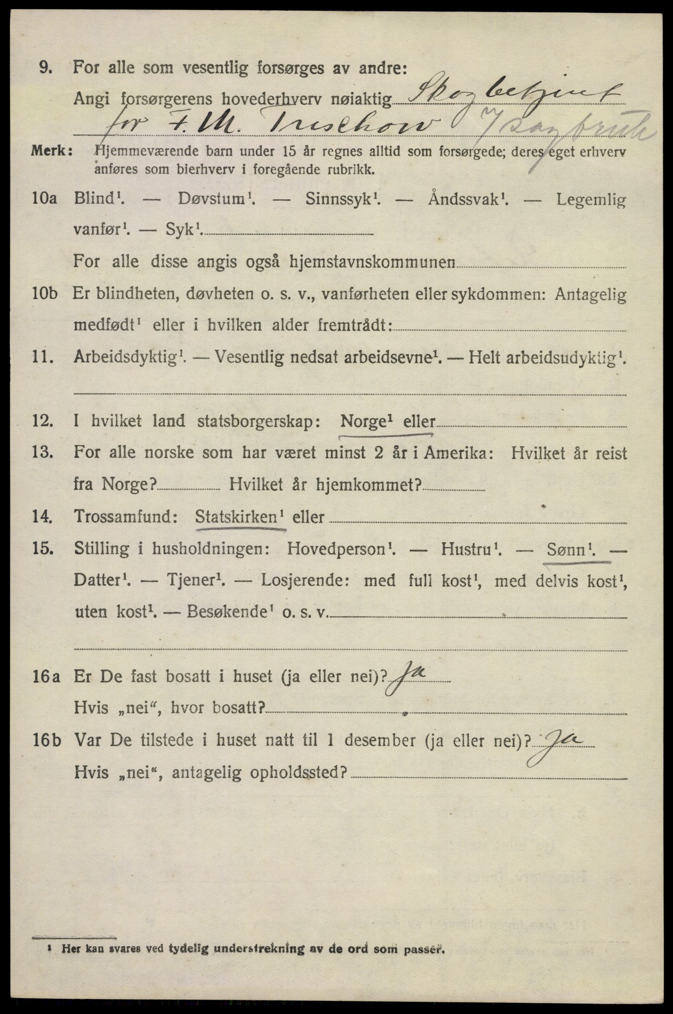 SAKO, 1920 census for Hedrum, 1920, p. 10284