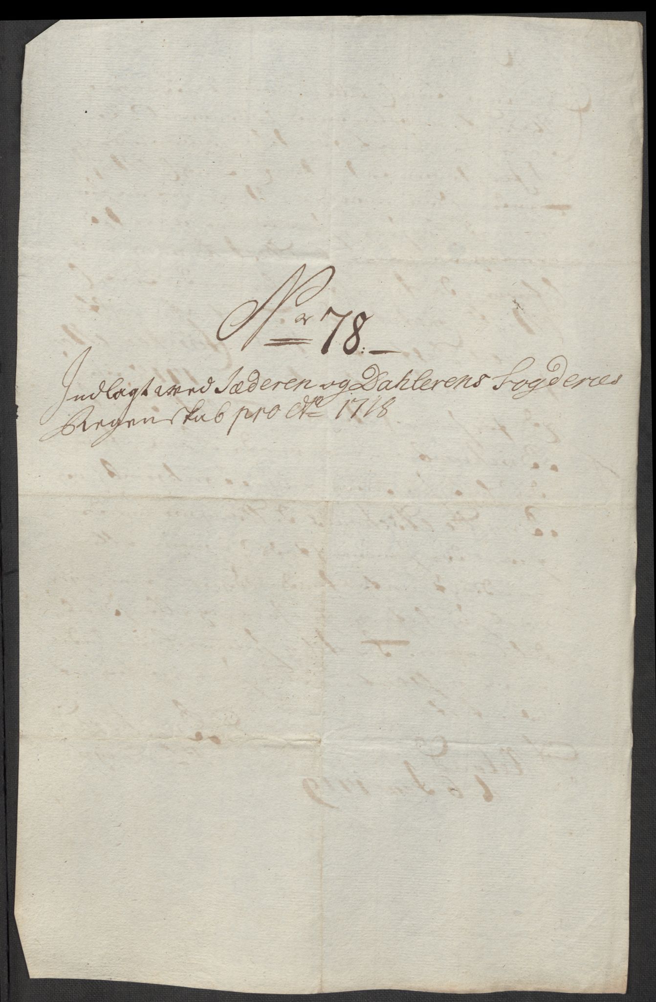 Rentekammeret inntil 1814, Reviderte regnskaper, Fogderegnskap, AV/RA-EA-4092/R46/L2743: Fogderegnskap Jæren og Dalane, 1718, p. 315