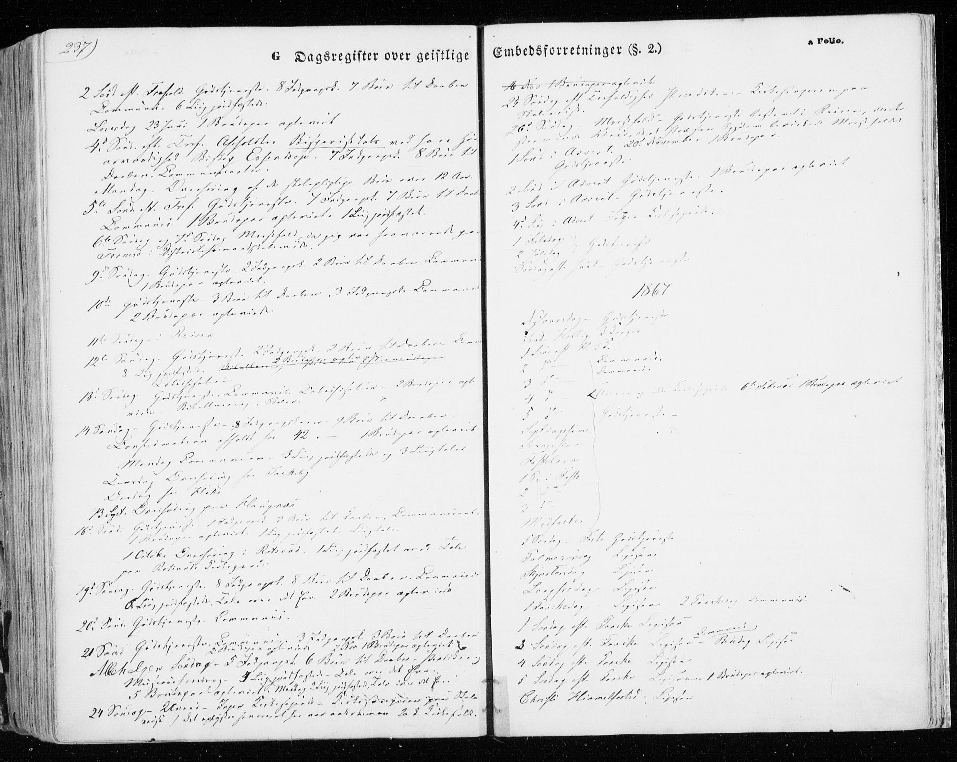 Skjervøy sokneprestkontor, AV/SATØ-S-1300/H/Ha/Haa/L0007kirke: Parish register (official) no. 7, 1860-1870, p. 237