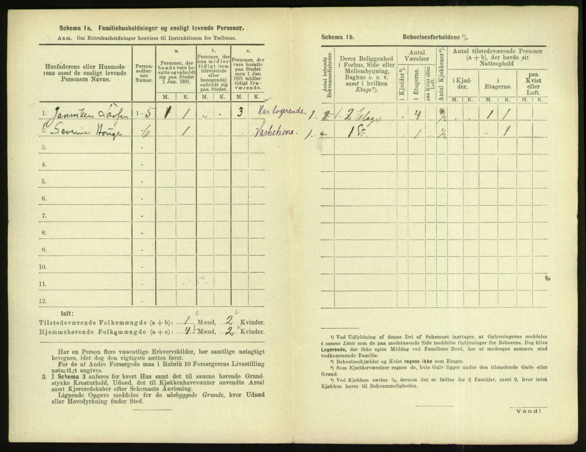 RA, 1891 census for 1004 Flekkefjord, 1891, p. 323