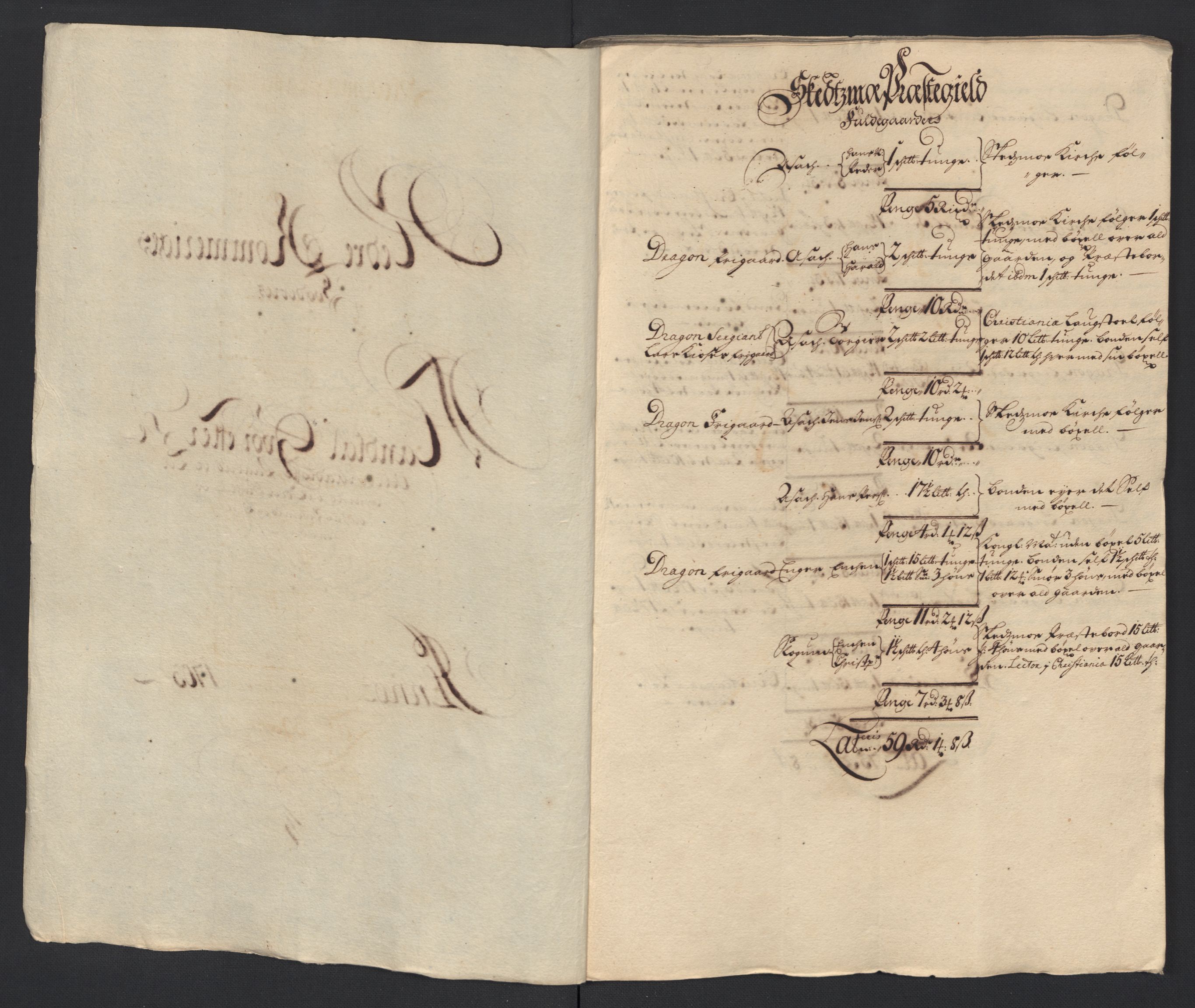 Rentekammeret inntil 1814, Reviderte regnskaper, Fogderegnskap, RA/EA-4092/R11/L0586: Fogderegnskap Nedre Romerike, 1703, p. 50
