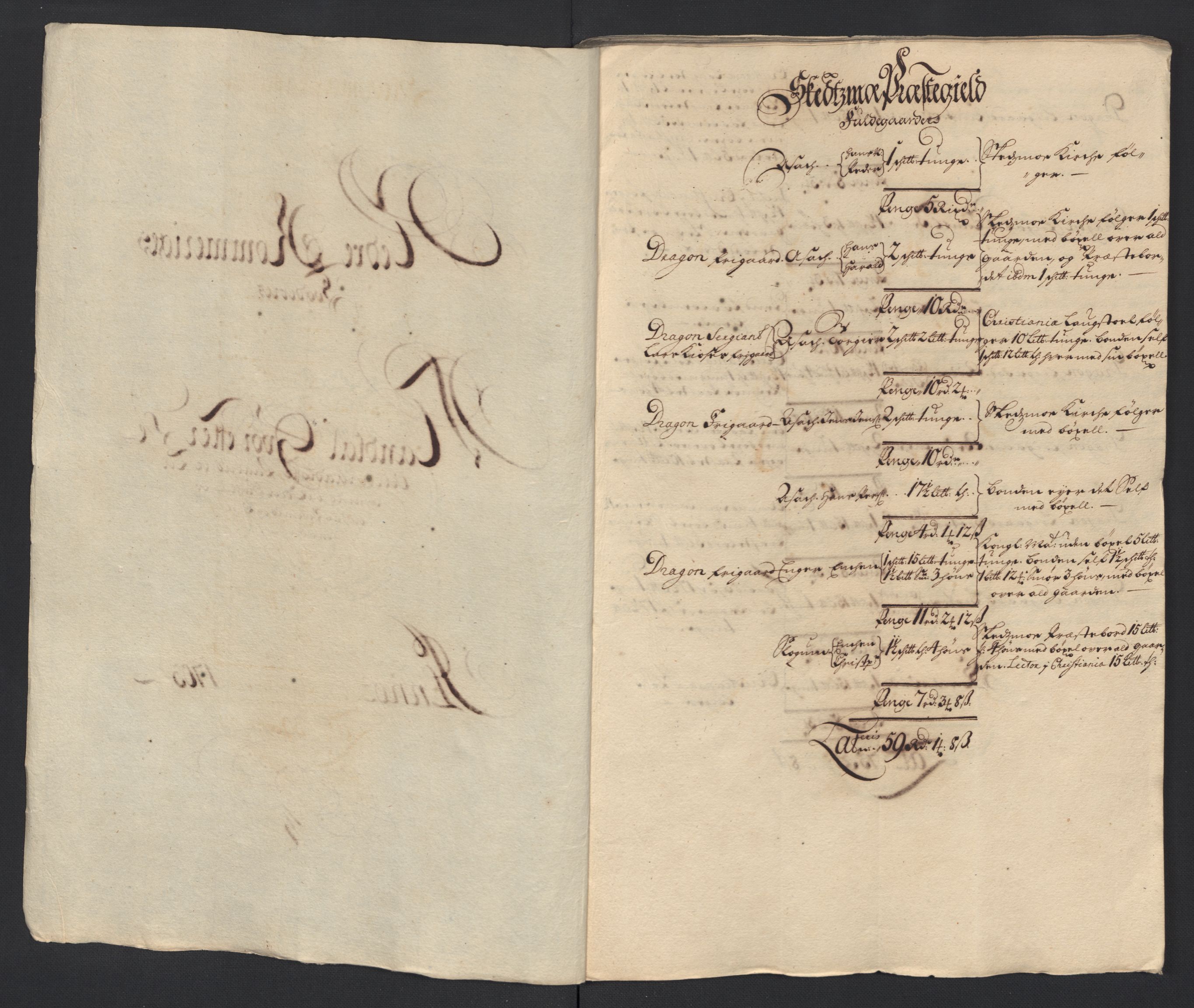 Rentekammeret inntil 1814, Reviderte regnskaper, Fogderegnskap, AV/RA-EA-4092/R11/L0586: Fogderegnskap Nedre Romerike, 1703, p. 50