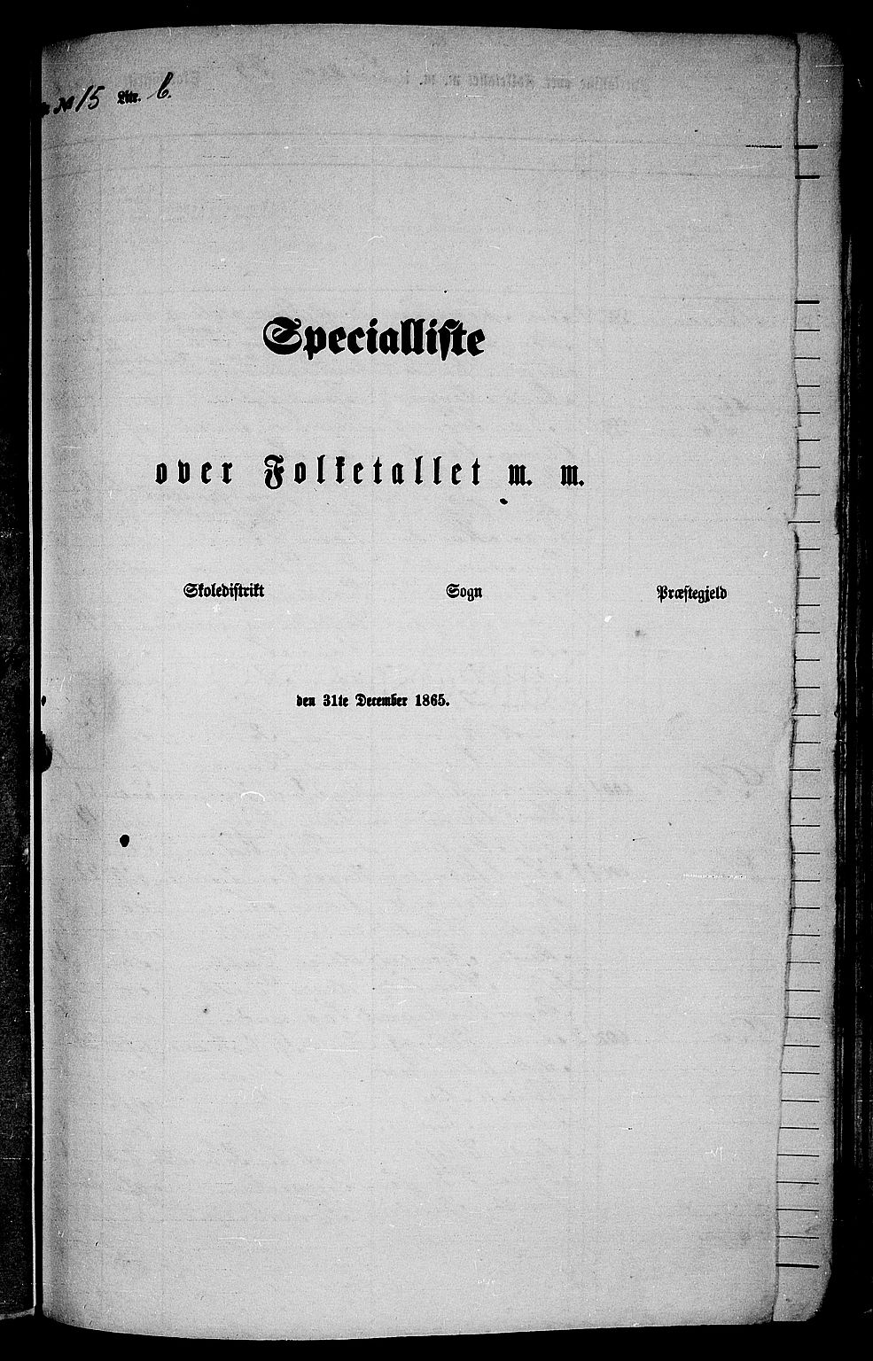 RA, 1865 census for Lindås, 1865, p. 224