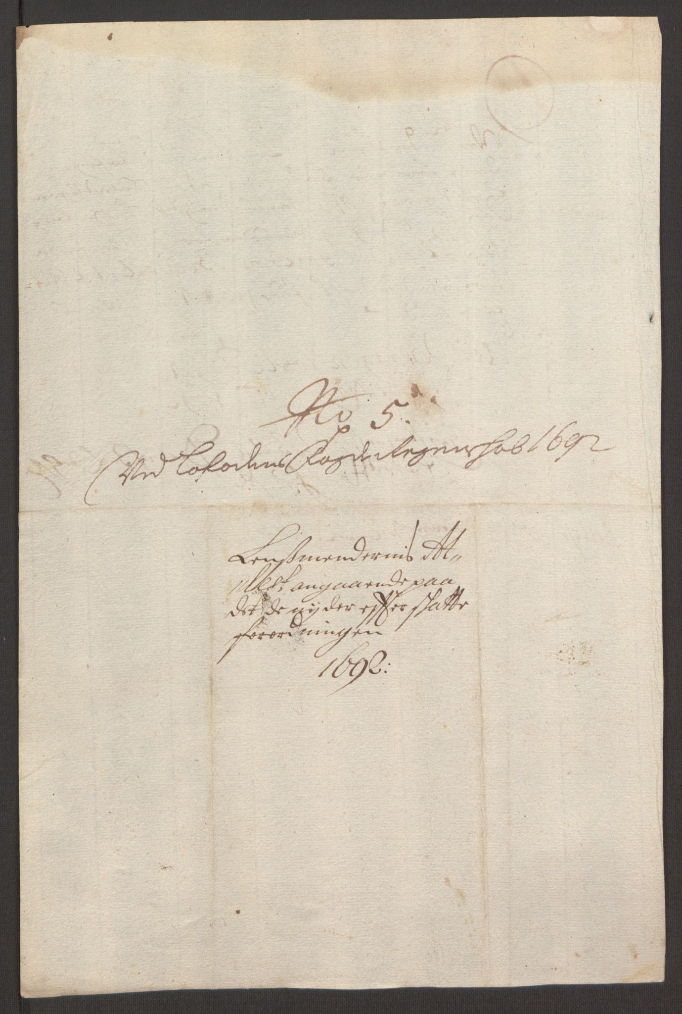 Rentekammeret inntil 1814, Reviderte regnskaper, Fogderegnskap, RA/EA-4092/R67/L4675: Fogderegnskap Vesterålen, Andenes og Lofoten, 1691-1693, p. 215