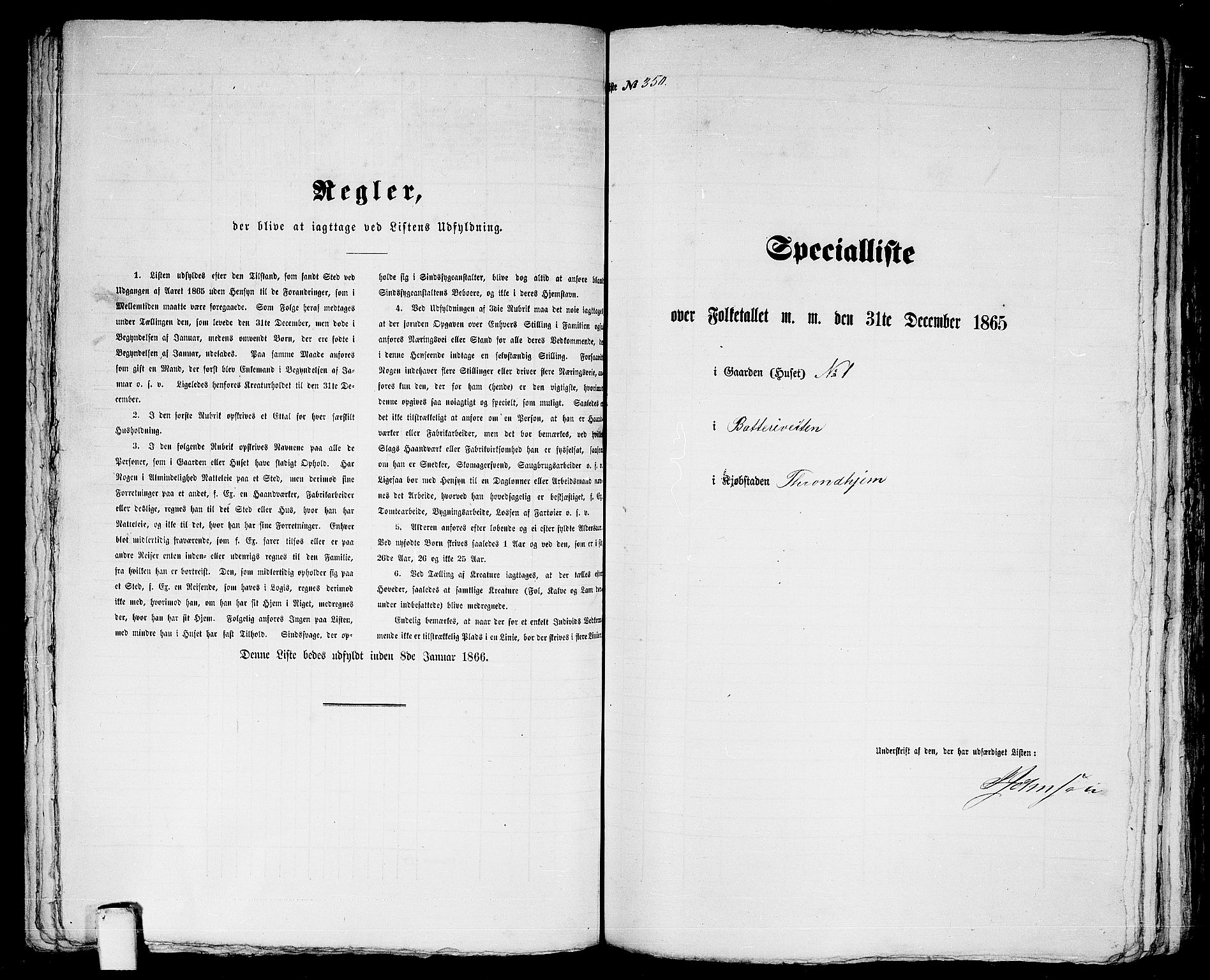 RA, 1865 census for Trondheim, 1865, p. 739