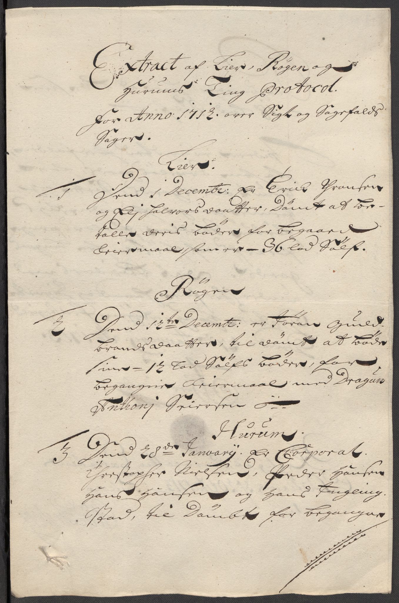 Rentekammeret inntil 1814, Reviderte regnskaper, Fogderegnskap, RA/EA-4092/R31/L1707: Fogderegnskap Hurum, Røyken, Eiker, Lier og Buskerud, 1712, p. 251