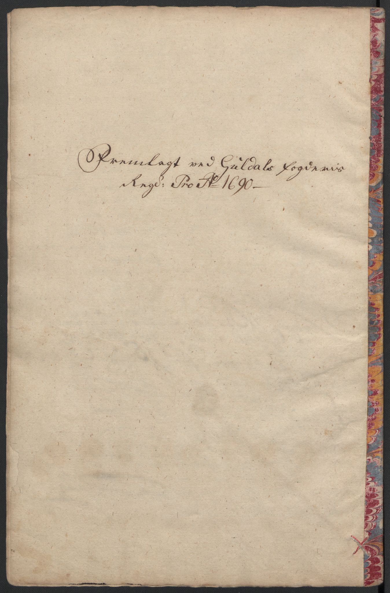 Rentekammeret inntil 1814, Reviderte regnskaper, Fogderegnskap, RA/EA-4092/R59/L3940: Fogderegnskap Gauldal, 1689-1690, p. 245