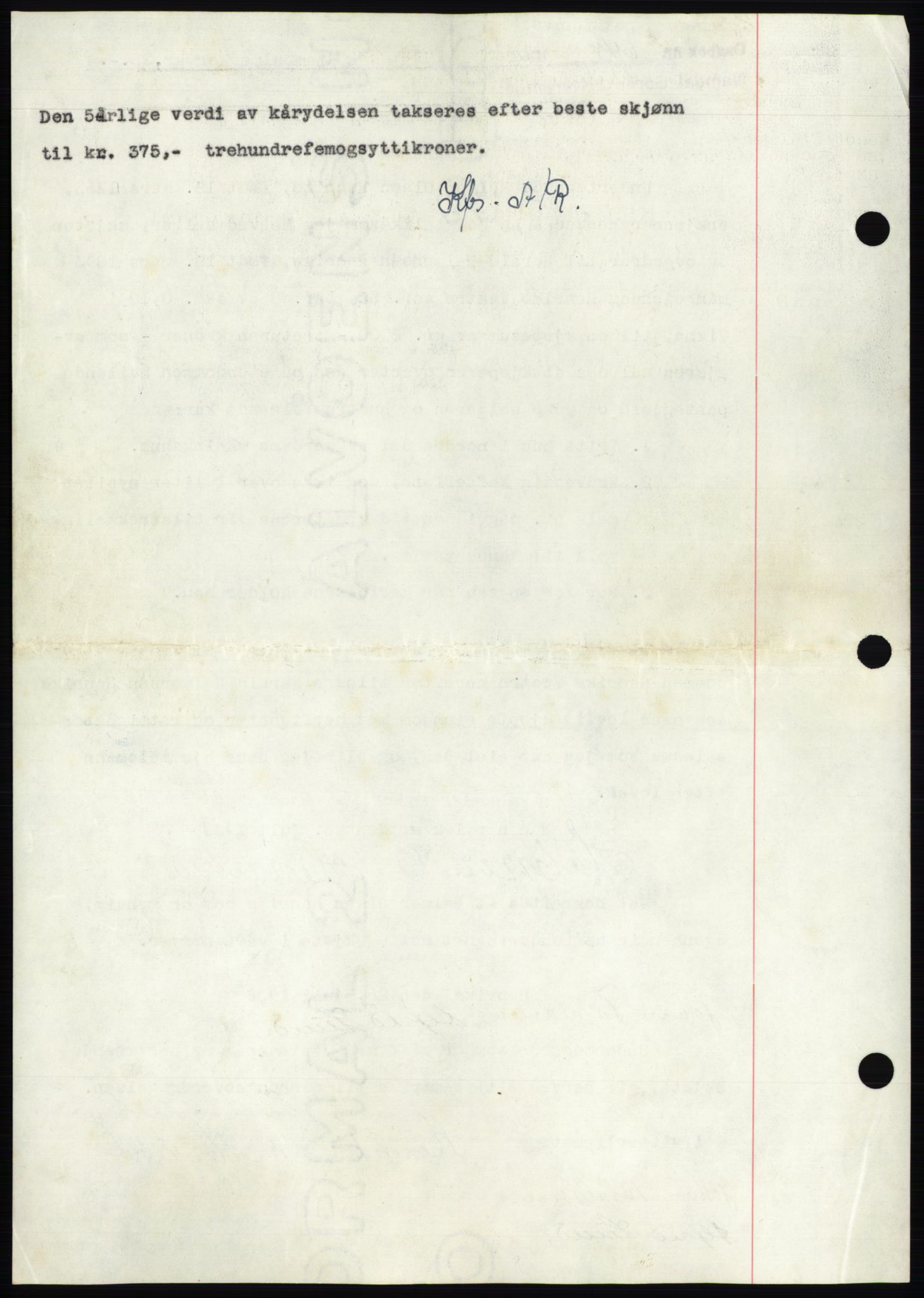 Namdal sorenskriveri, AV/SAT-A-4133/1/2/2C: Mortgage book no. -, 1946-1946, Diary no: : 647/1946