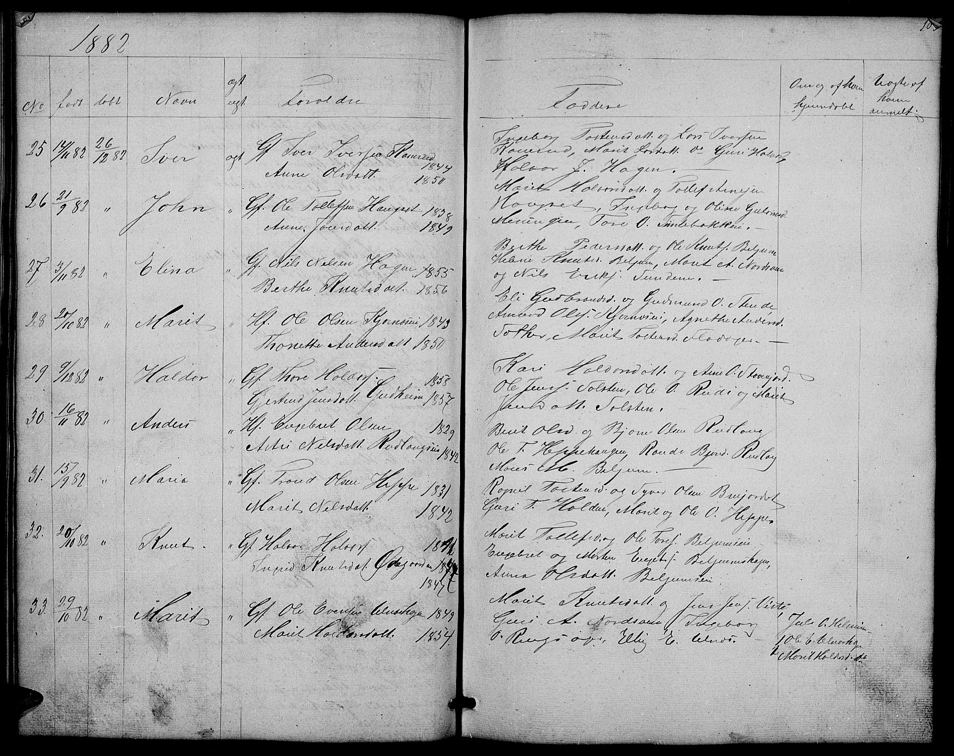Nord-Aurdal prestekontor, SAH/PREST-132/H/Ha/Hab/L0004: Parish register (copy) no. 4, 1842-1882, p. 103