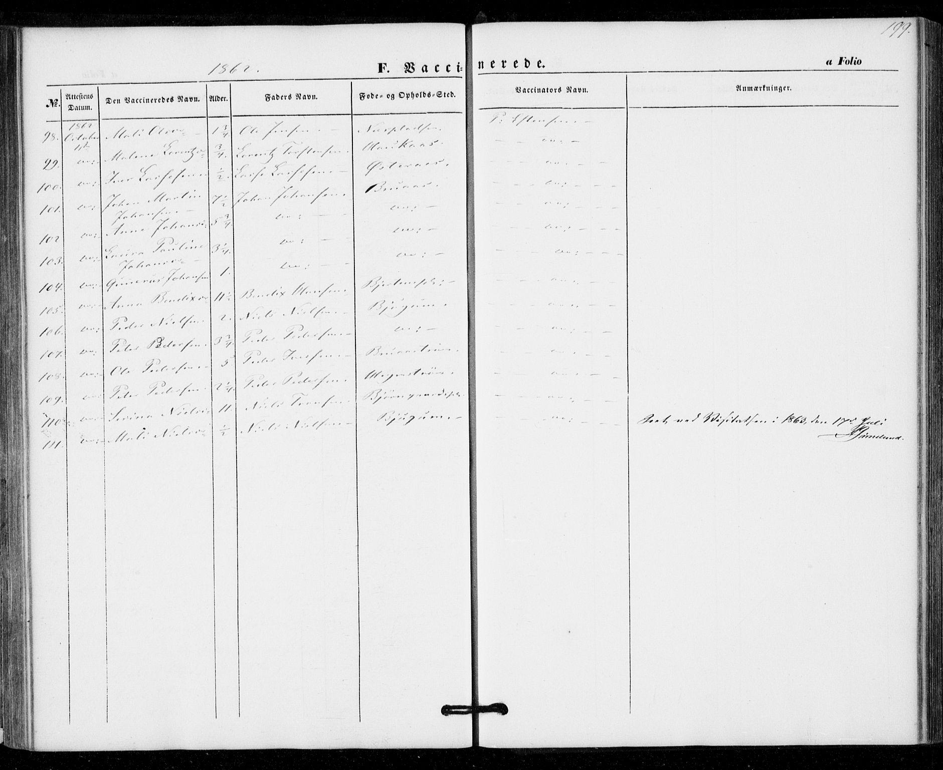 Ministerialprotokoller, klokkerbøker og fødselsregistre - Nord-Trøndelag, AV/SAT-A-1458/703/L0028: Parish register (official) no. 703A01, 1850-1862, p. 199