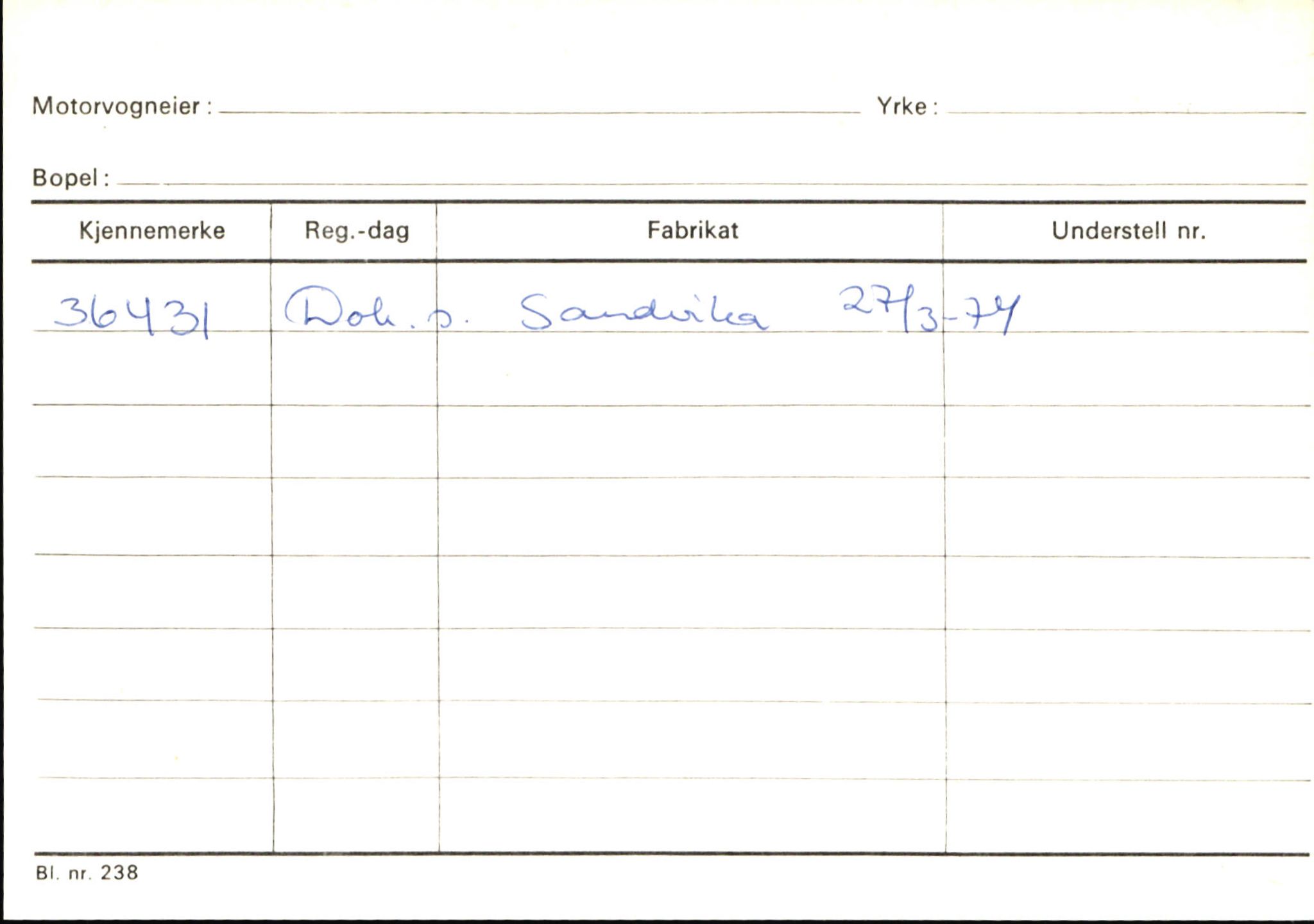 Statens vegvesen, Sogn og Fjordane vegkontor, AV/SAB-A-5301/4/F/L0145: Registerkort Vågsøy S-Å. Årdal I-P, 1945-1975, p. 118