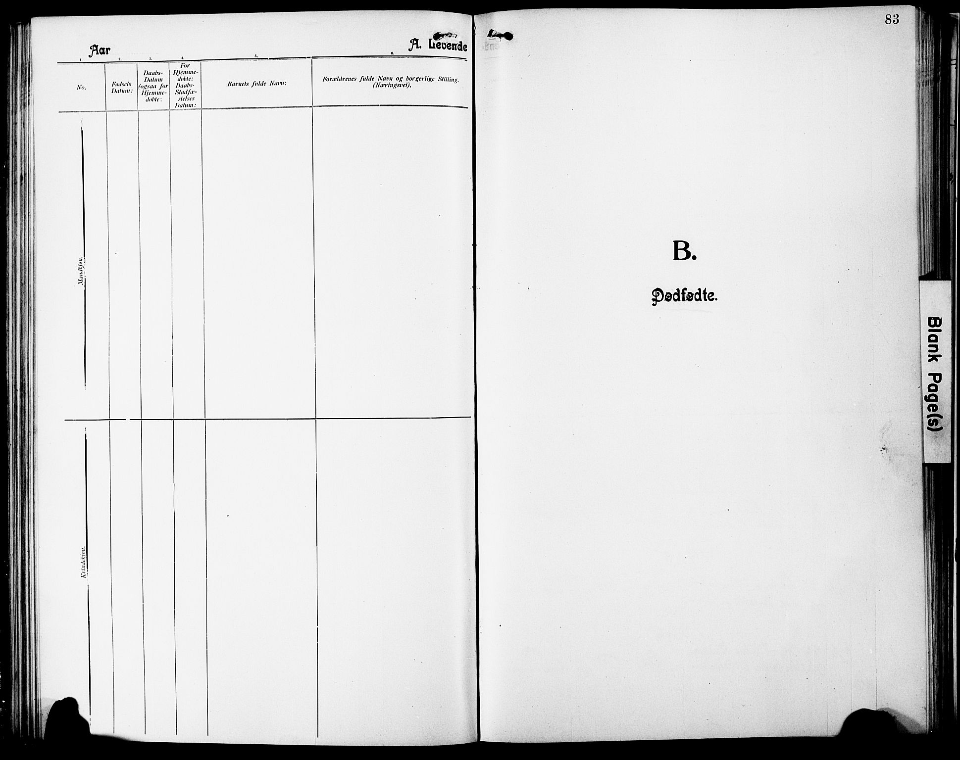 Ministerialprotokoller, klokkerbøker og fødselsregistre - Nordland, SAT/A-1459/803/L0077: Parish register (copy) no. 803C04, 1897-1930, p. 83