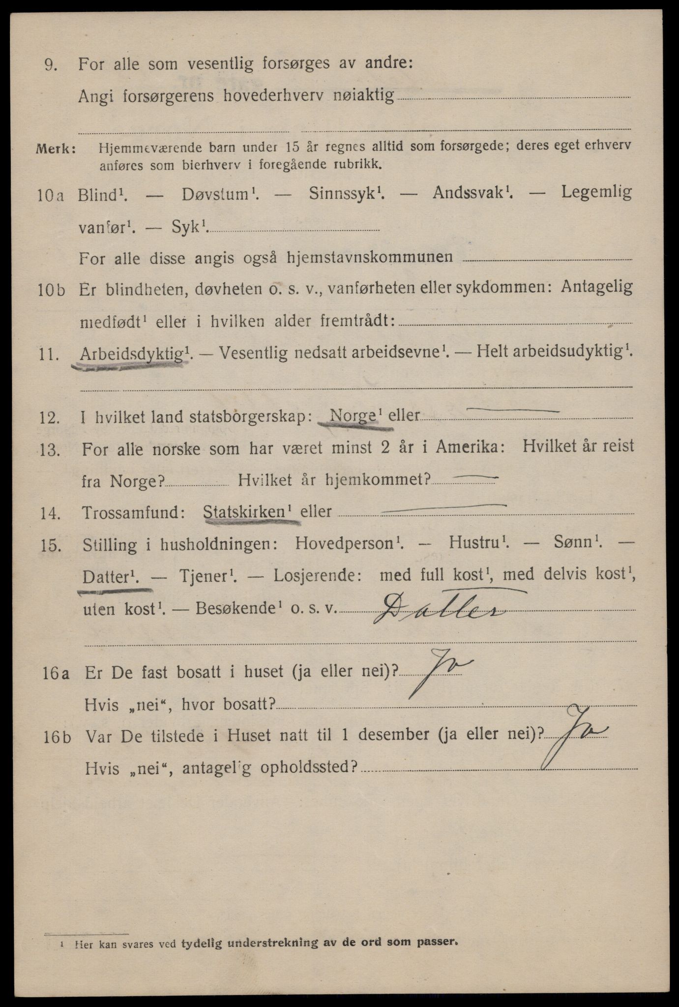 SAT, 1920 census for Trondheim, 1920, p. 77023