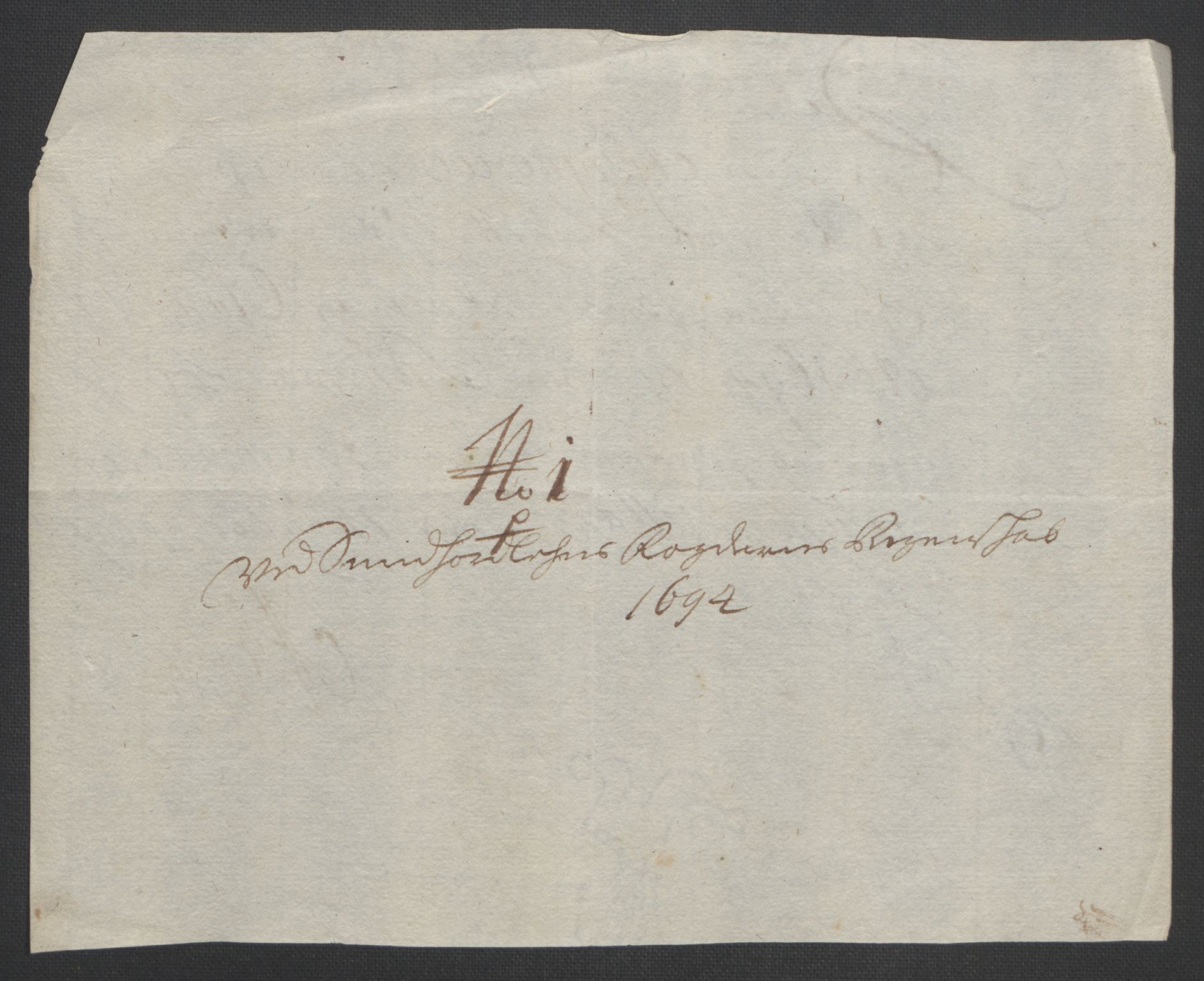 Rentekammeret inntil 1814, Reviderte regnskaper, Fogderegnskap, RA/EA-4092/R48/L2975: Fogderegnskap Sunnhordland og Hardanger, 1694, p. 113