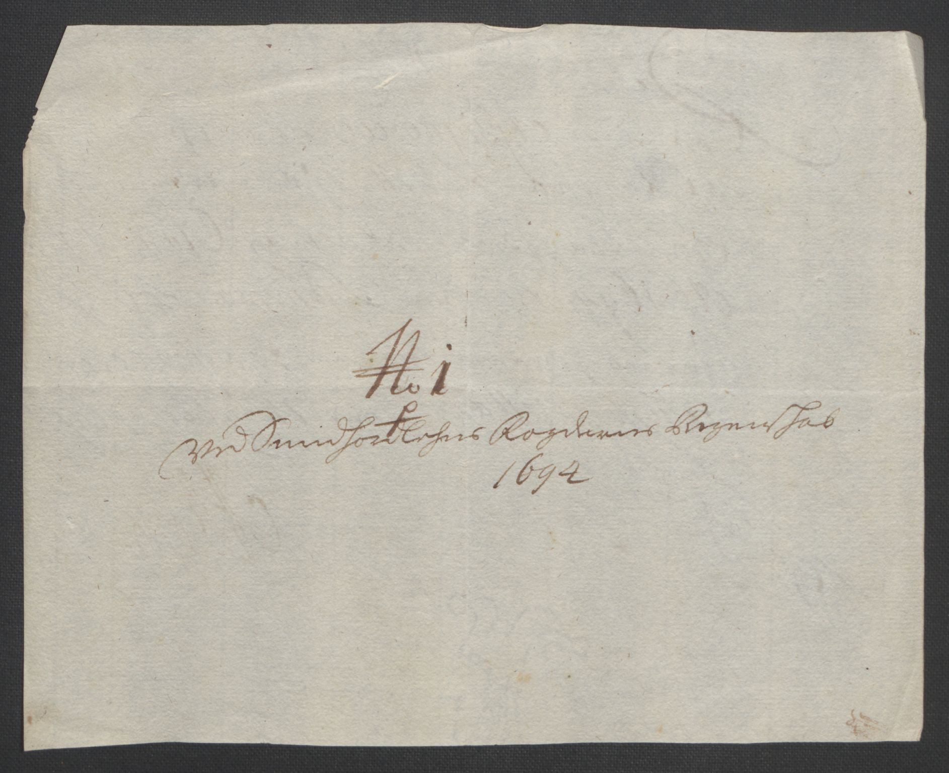 Rentekammeret inntil 1814, Reviderte regnskaper, Fogderegnskap, AV/RA-EA-4092/R48/L2975: Fogderegnskap Sunnhordland og Hardanger, 1694, p. 113