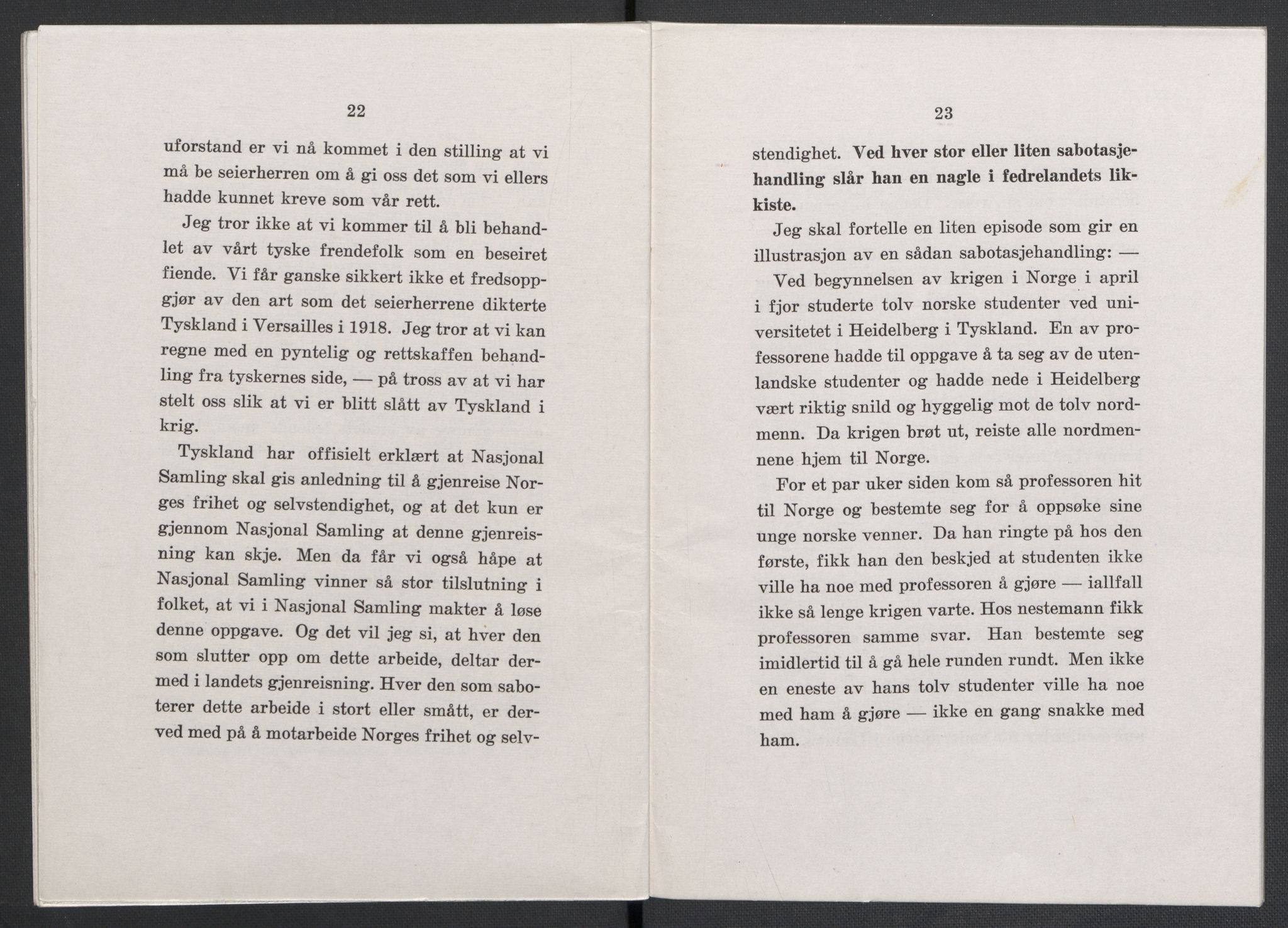 Landssvikarkivet, Oslo politikammer, AV/RA-S-3138-01/D/Da/L0003: Dnr. 29, 1945, p. 1045