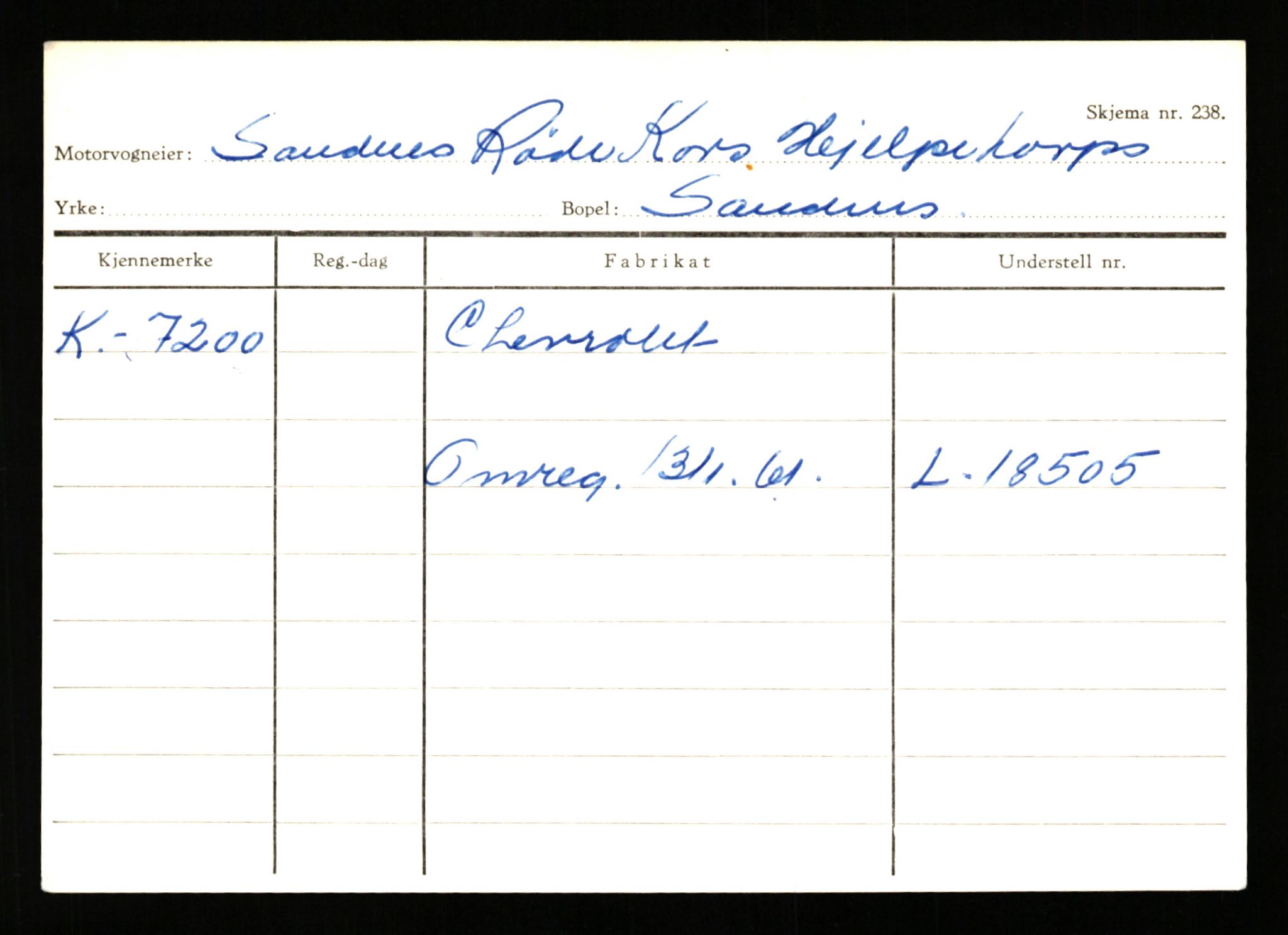 Stavanger trafikkstasjon, AV/SAST-A-101942/0/G/L0002: Registreringsnummer: 5791 - 10405, 1930-1971, p. 677