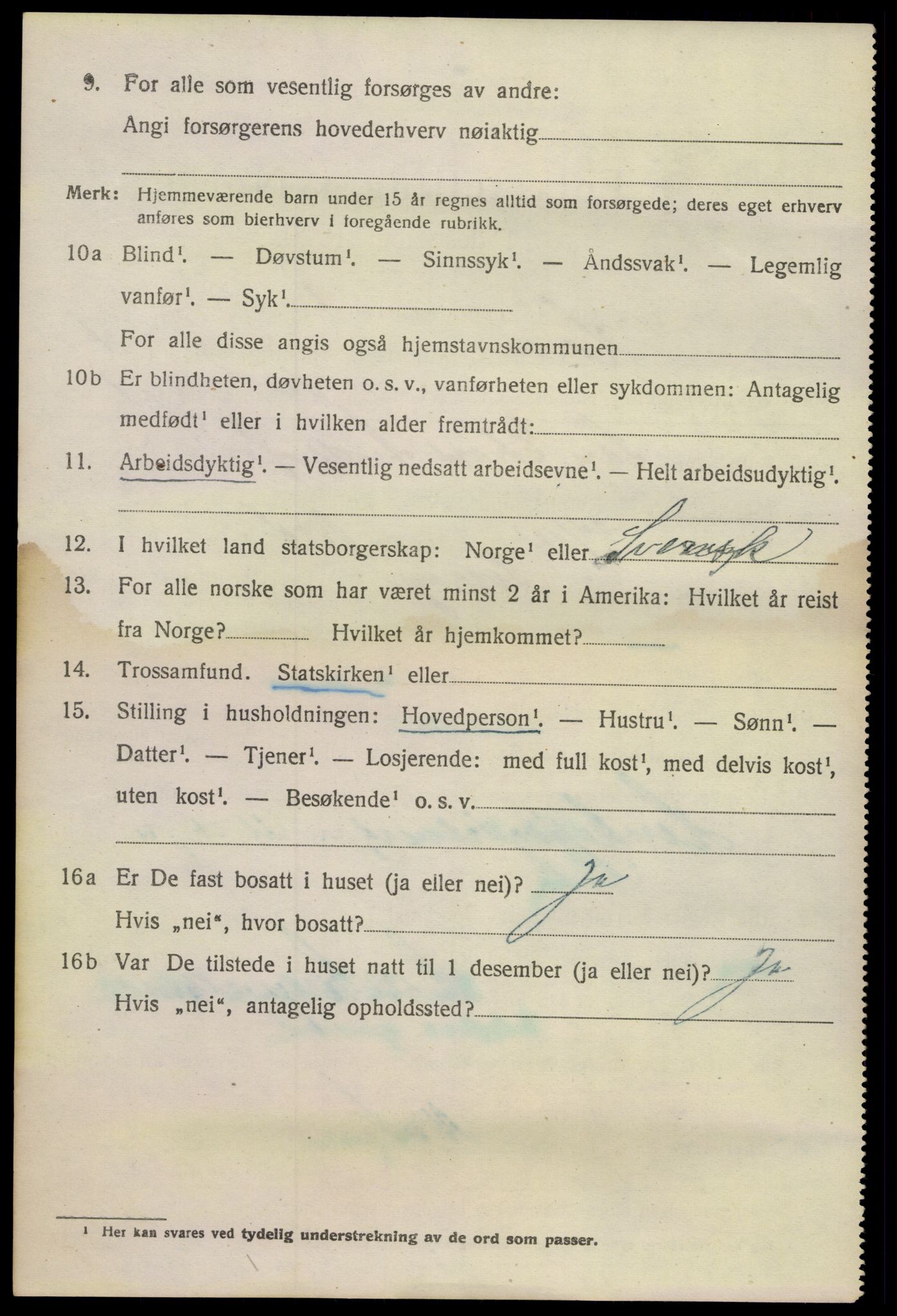 SAKO, 1920 census for Holla, 1920, p. 4060