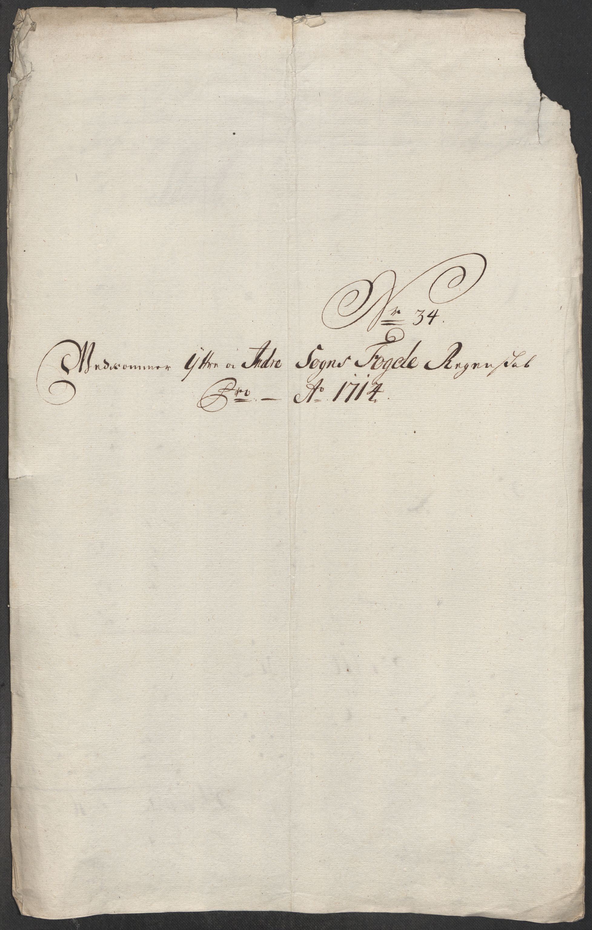 Rentekammeret inntil 1814, Reviderte regnskaper, Fogderegnskap, RA/EA-4092/R52/L3319: Fogderegnskap Sogn, 1713-1714, p. 856
