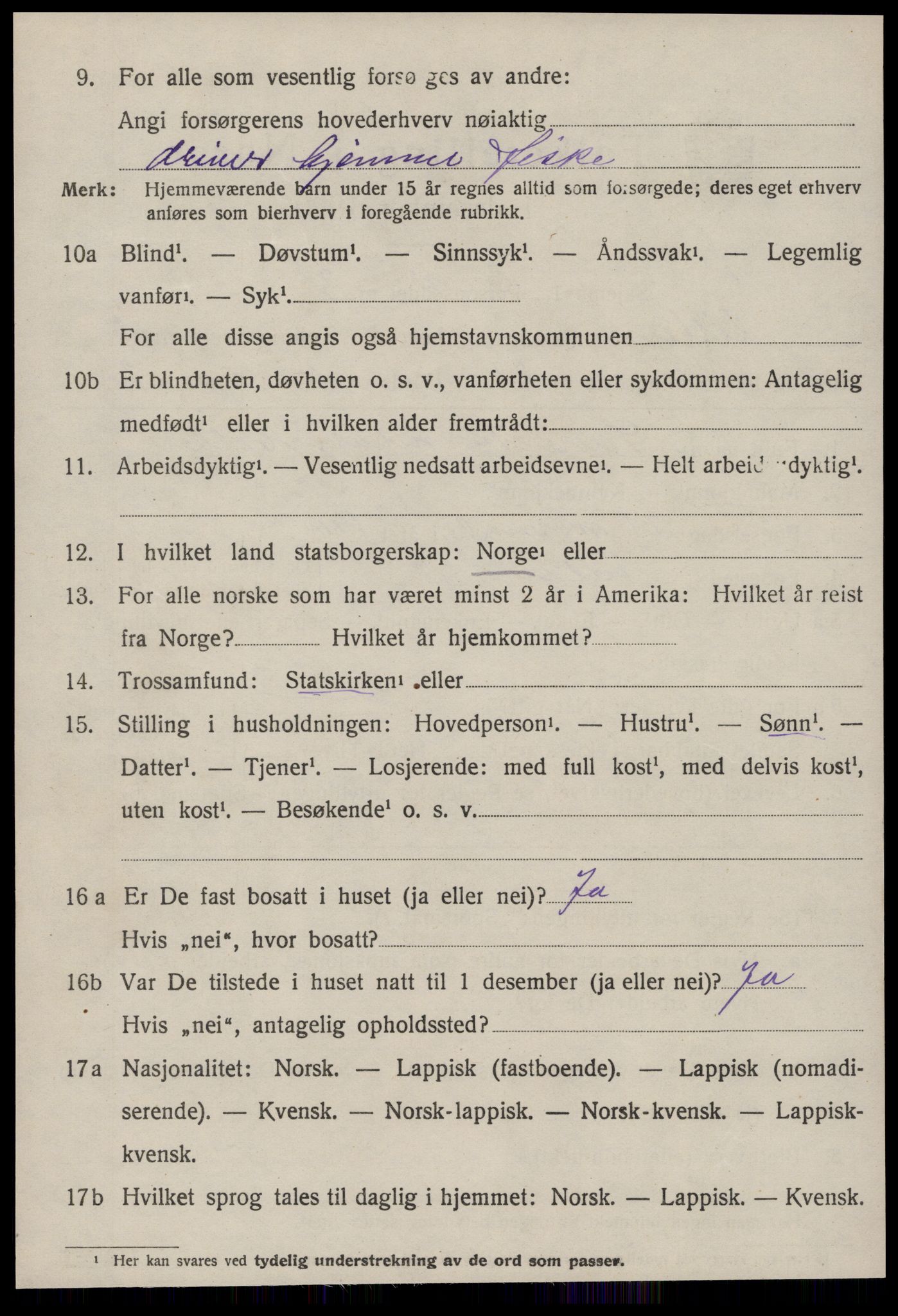 SAT, 1920 census for Fillan, 1920, p. 1753