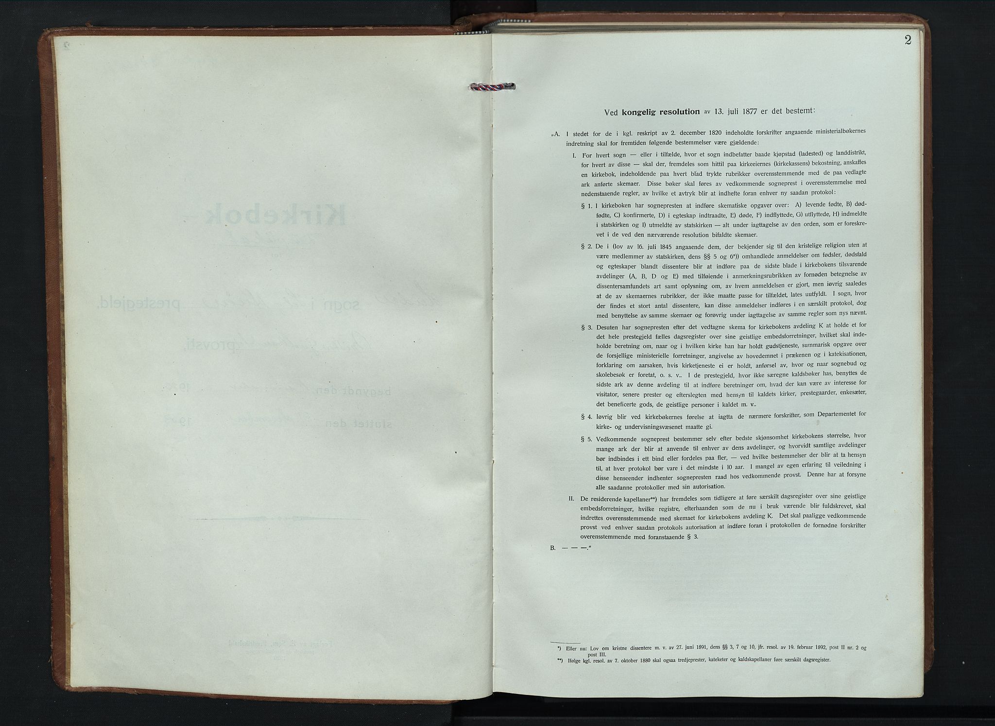 Sel prestekontor, SAH/PREST-074/H/Ha/Hab/L0006: Parish register (copy) no. 6, 1923-1953, p. 2
