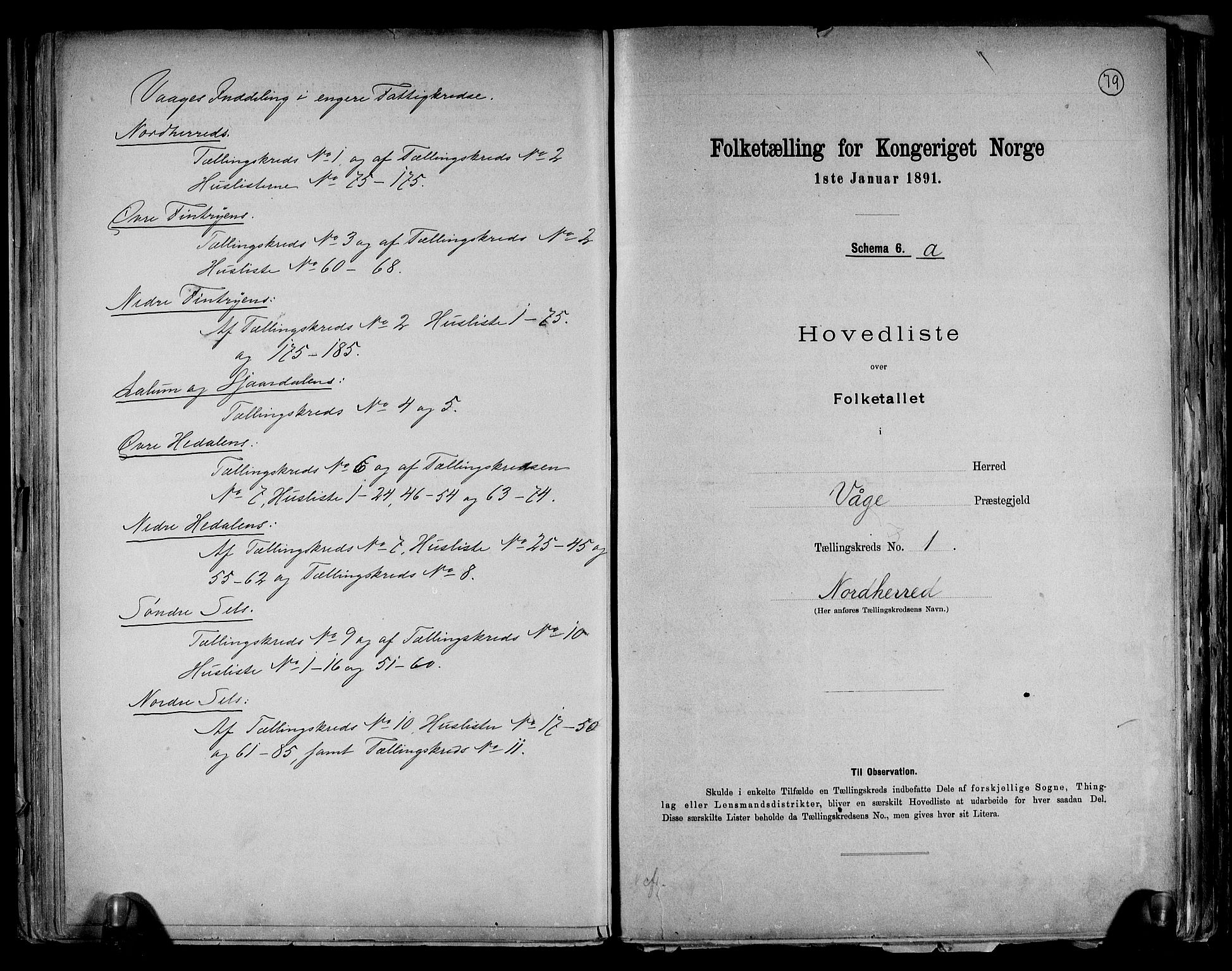 RA, 1891 census for 0515 Vågå, 1891, p. 4