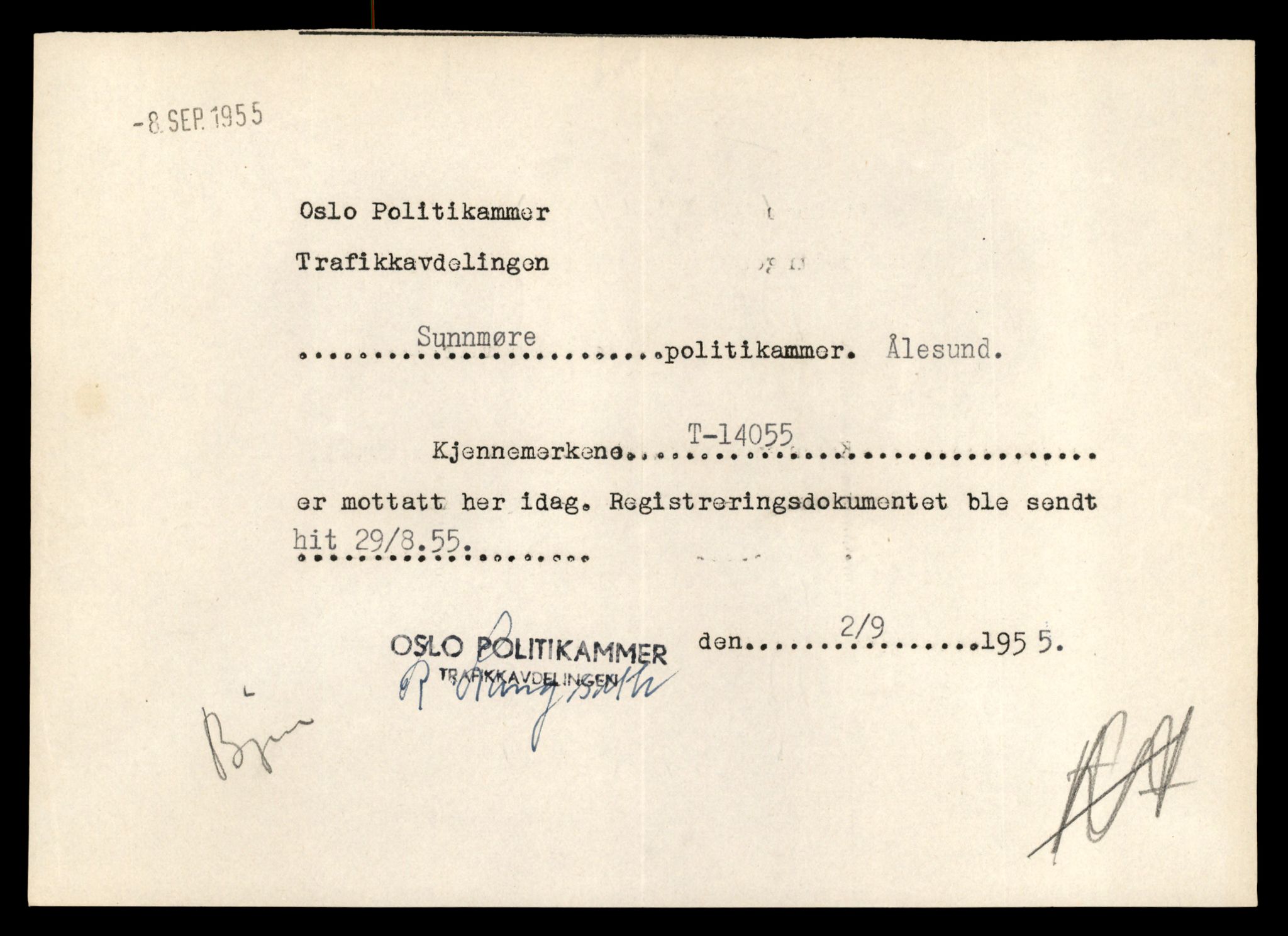 Møre og Romsdal vegkontor - Ålesund trafikkstasjon, AV/SAT-A-4099/F/Fe/L0042: Registreringskort for kjøretøy T 13906 - T 14079, 1927-1998, p. 2585