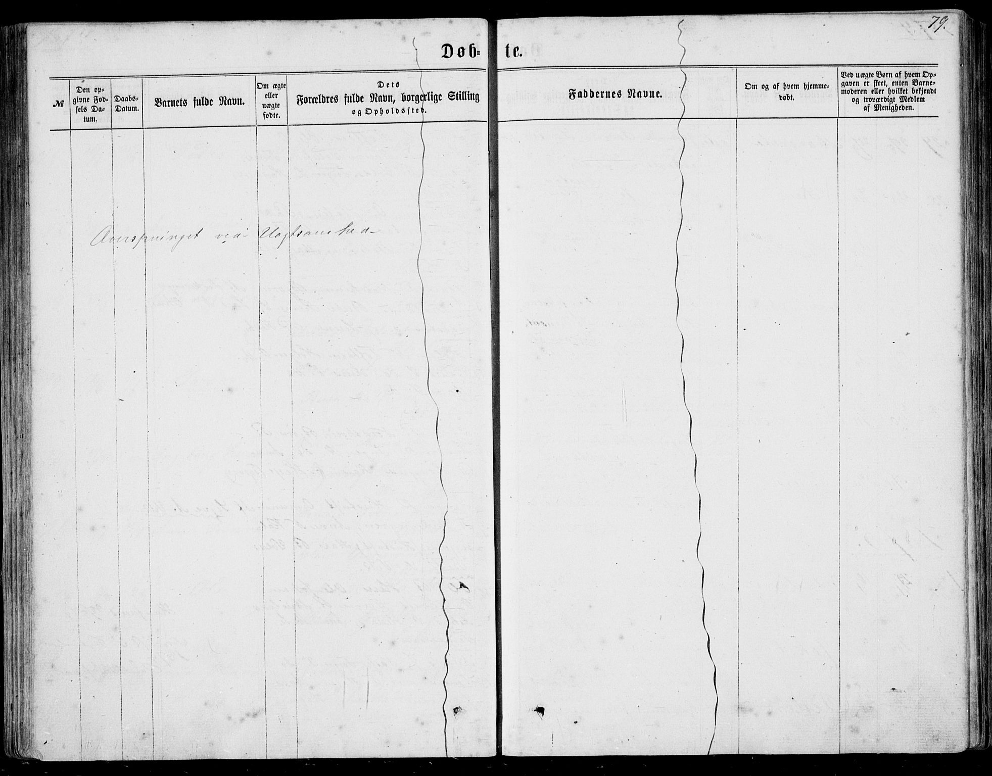 Nedstrand sokneprestkontor, AV/SAST-A-101841/01/IV: Parish register (official) no. A 9, 1861-1876, p. 79