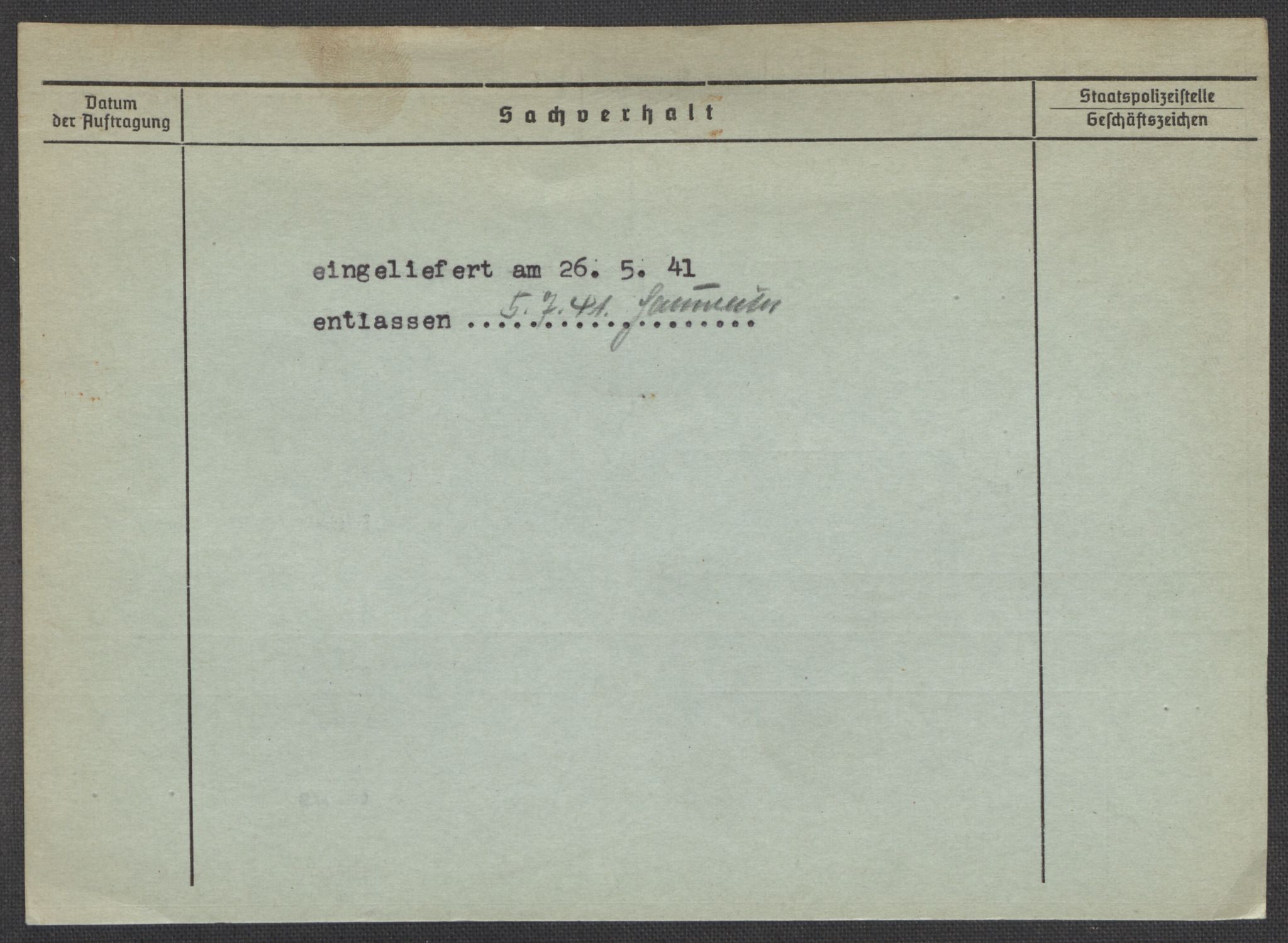 Befehlshaber der Sicherheitspolizei und des SD, AV/RA-RAFA-5969/E/Ea/Eaa/L0008: Register over norske fanger i Møllergata 19: Oelze-Ru, 1940-1945, p. 1169