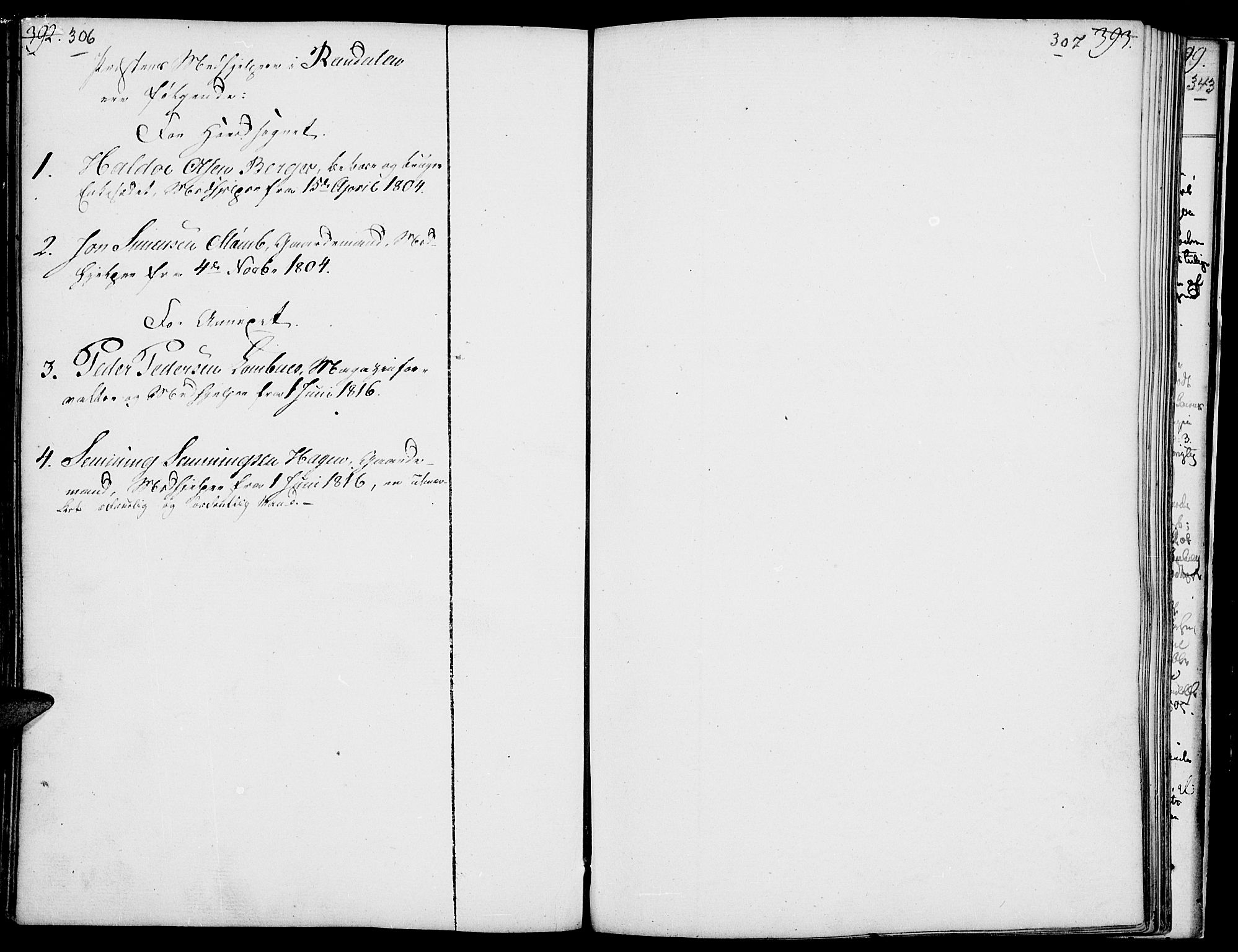 Rendalen prestekontor, AV/SAH-PREST-054/H/Ha/Haa/L0002: Parish register (official) no. 2, 1788-1814, p. 306-307