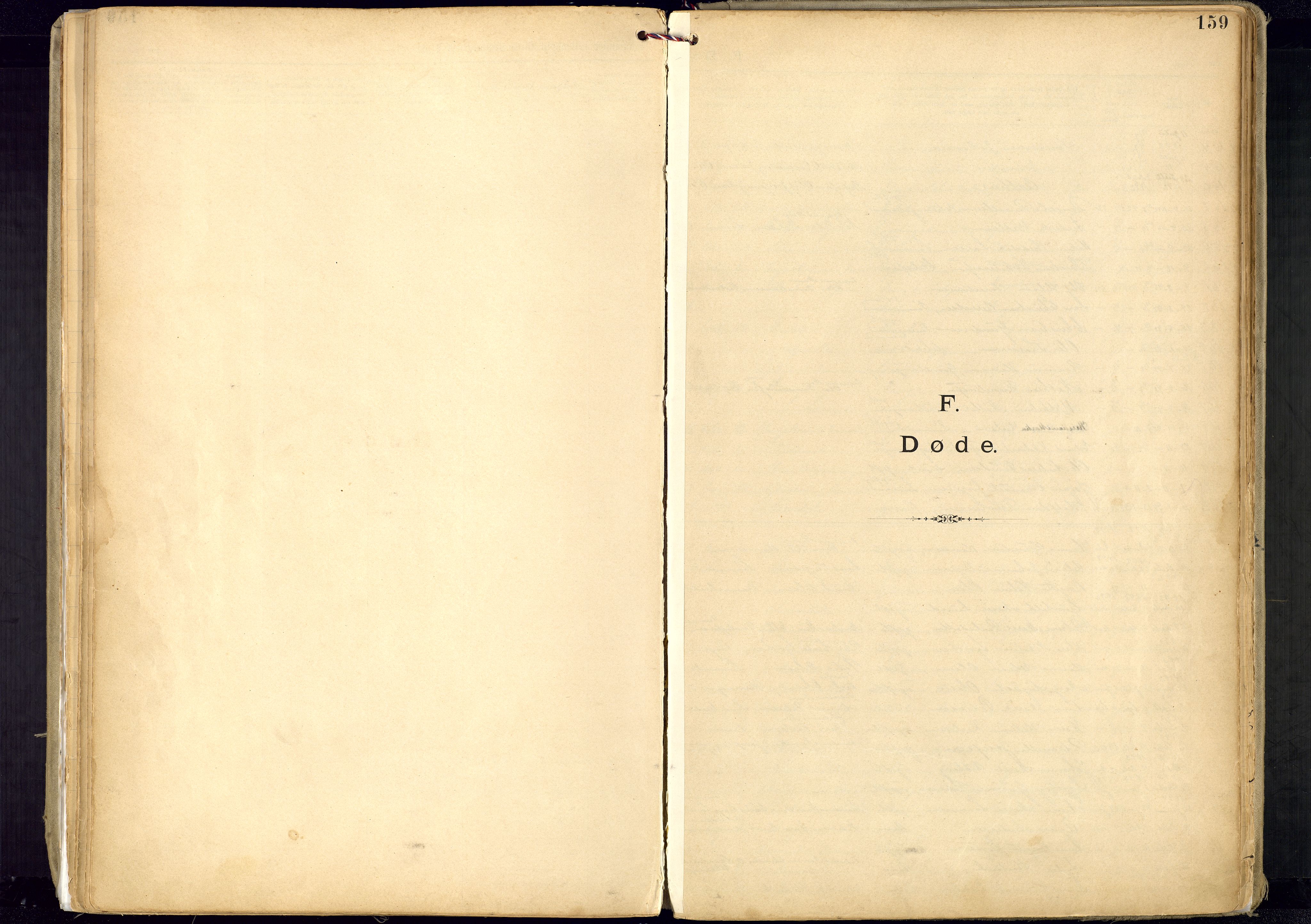 Metodistmenigheten, Arendal, SAK/1292-0011/F/Fa/L0005: Dissenter register no. 5, 1892-1942, p. 159