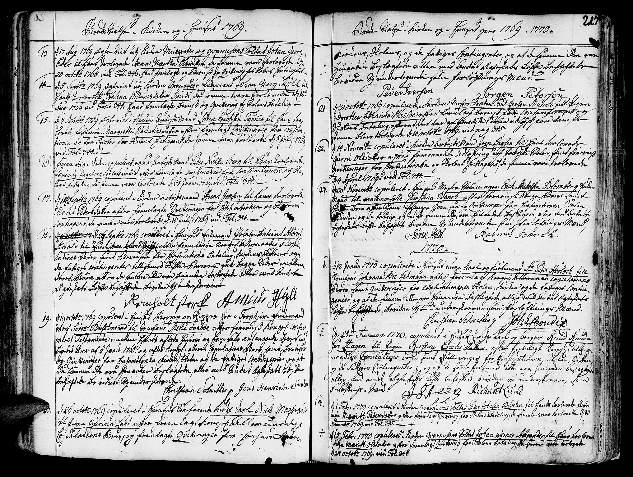 Ministerialprotokoller, klokkerbøker og fødselsregistre - Sør-Trøndelag, SAT/A-1456/602/L0103: Parish register (official) no. 602A01, 1732-1774, p. 217