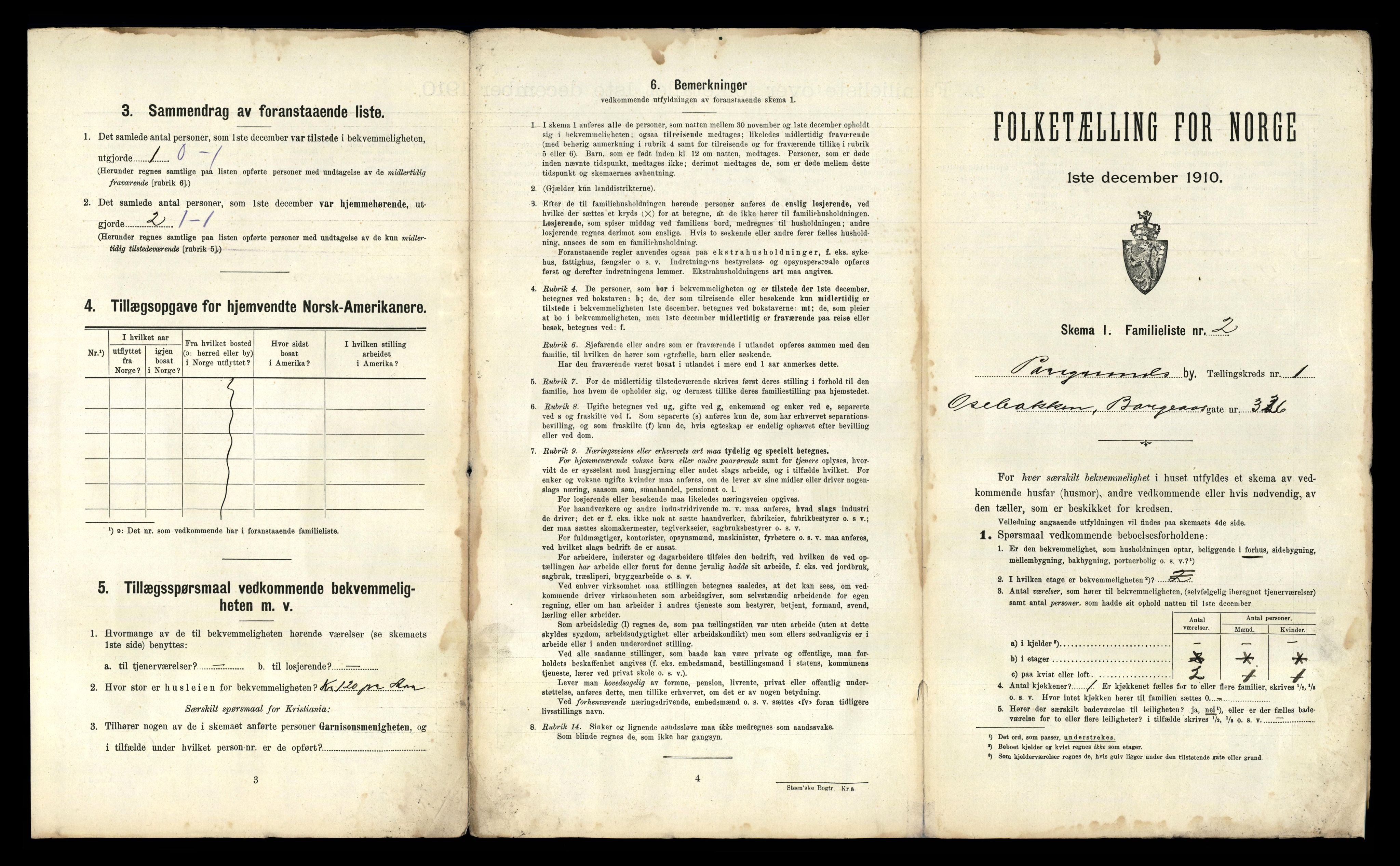 RA, 1910 census for Porsgrunn, 1910, p. 44