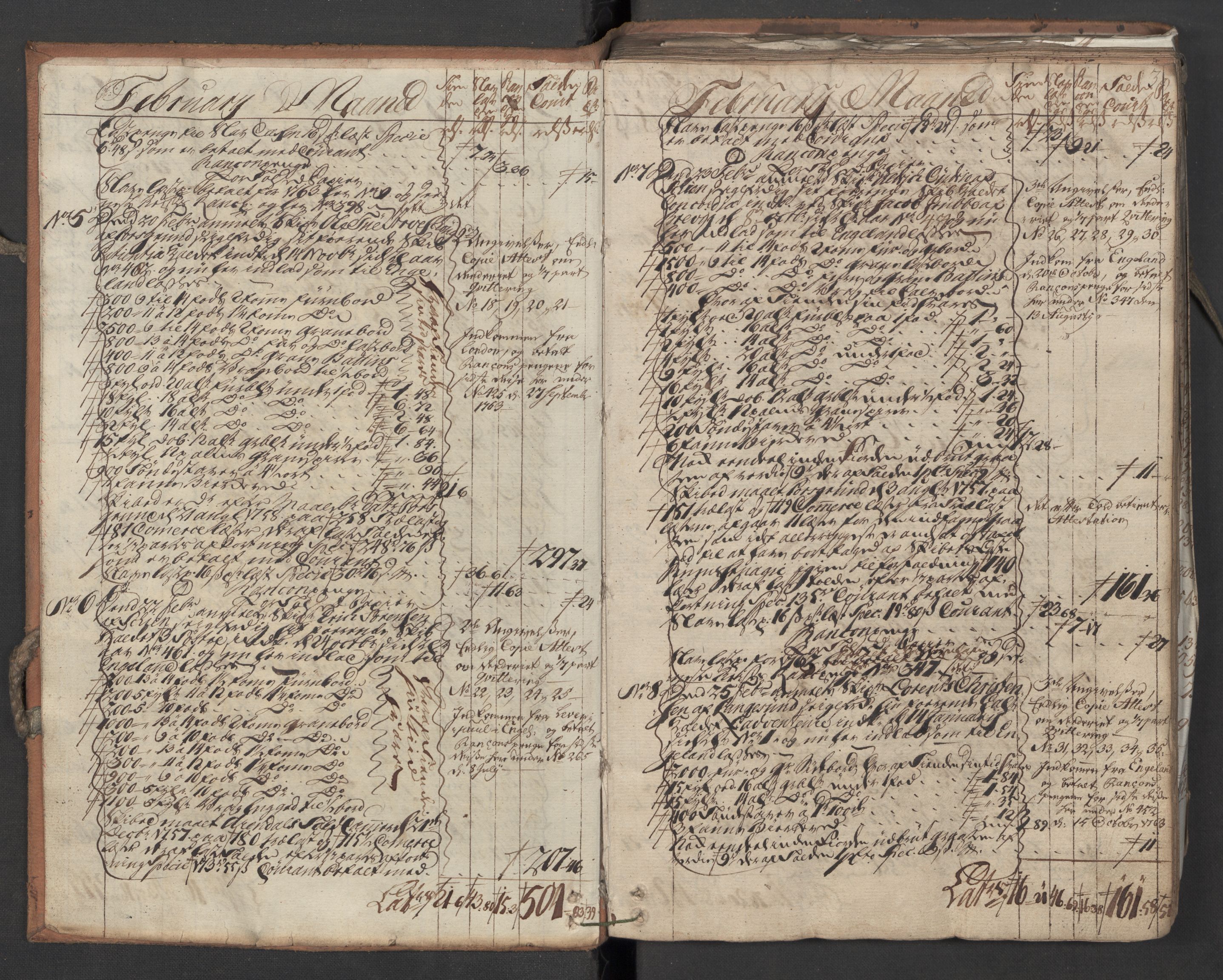 Generaltollkammeret, tollregnskaper, AV/RA-EA-5490/R12/L0053/0001: Tollregnskaper Langesund / Utgående hovedtollbok, 1764, p. uindeksert