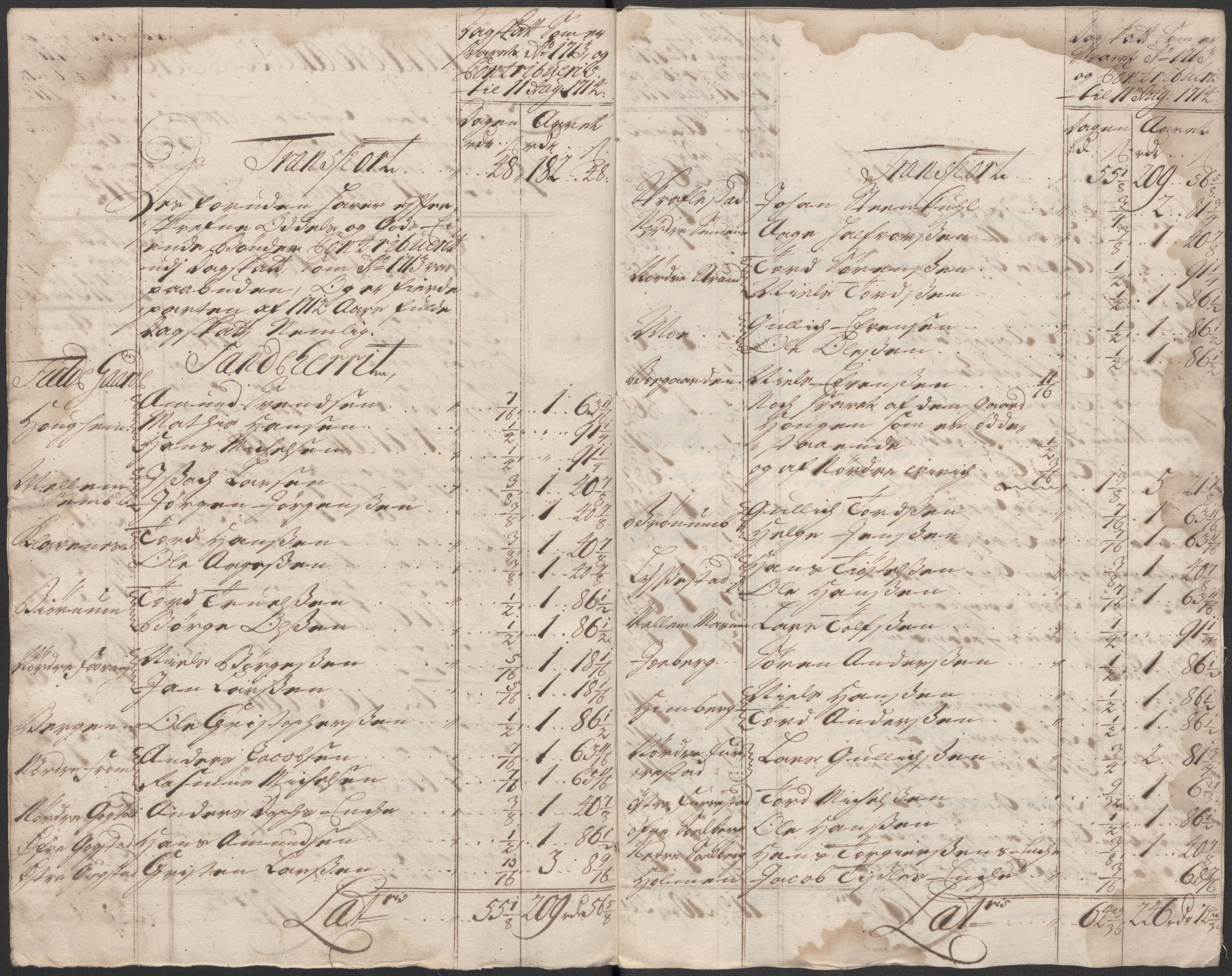 Rentekammeret inntil 1814, Reviderte regnskaper, Fogderegnskap, AV/RA-EA-4092/R33/L1986: Fogderegnskap Larvik grevskap, 1714-1715, p. 178