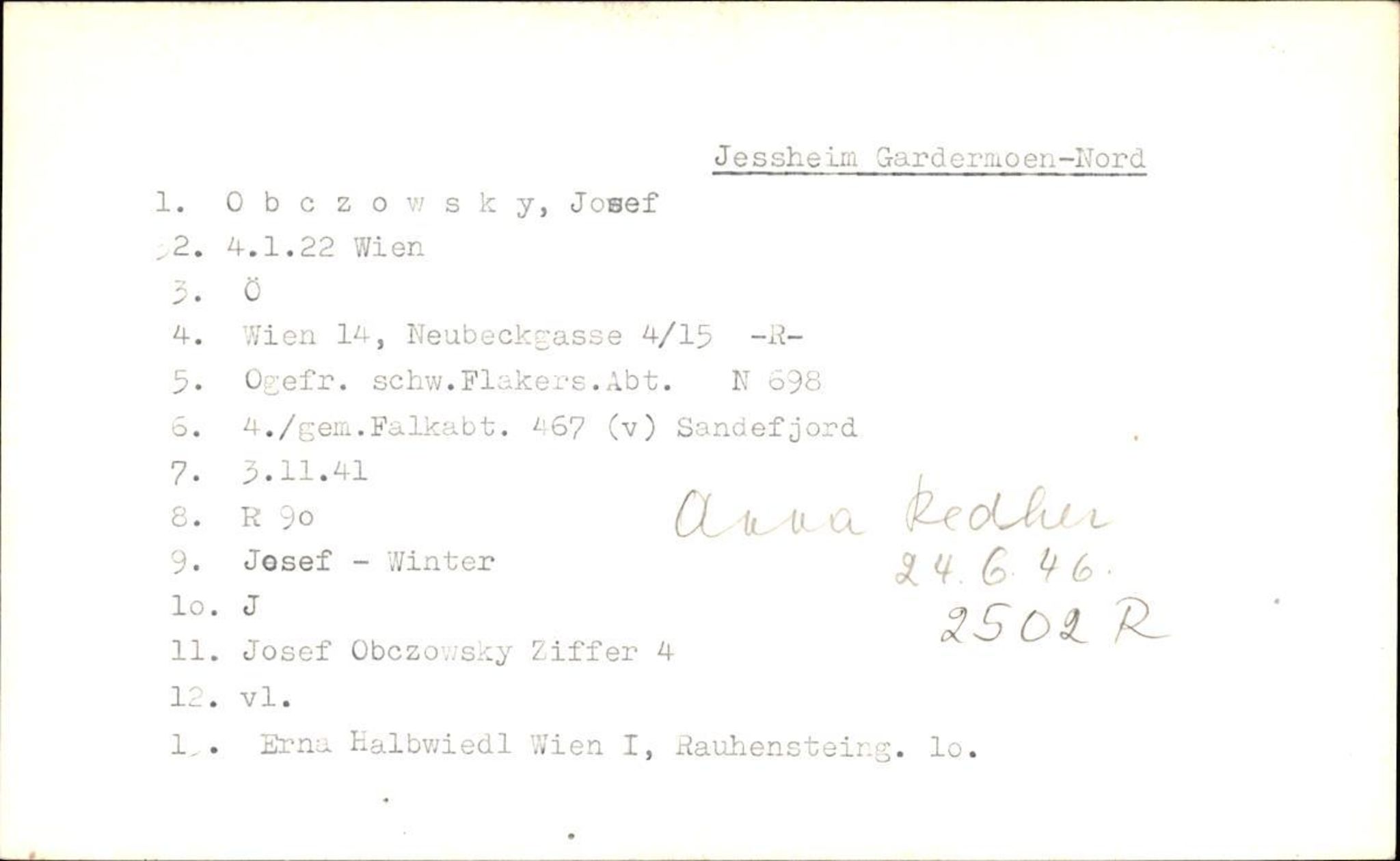 Hjemsendte tyskere , RA/RAFA-6487/D/Db/L0020: Mülzet-Paülisch, 1945-1947, p. 753