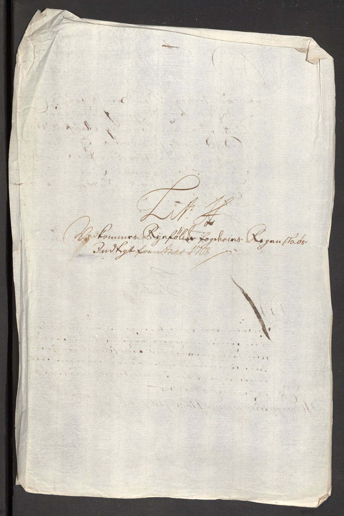 Rentekammeret inntil 1814, Reviderte regnskaper, Fogderegnskap, RA/EA-4092/R47/L2861: Fogderegnskap Ryfylke, 1706-1709, p. 203