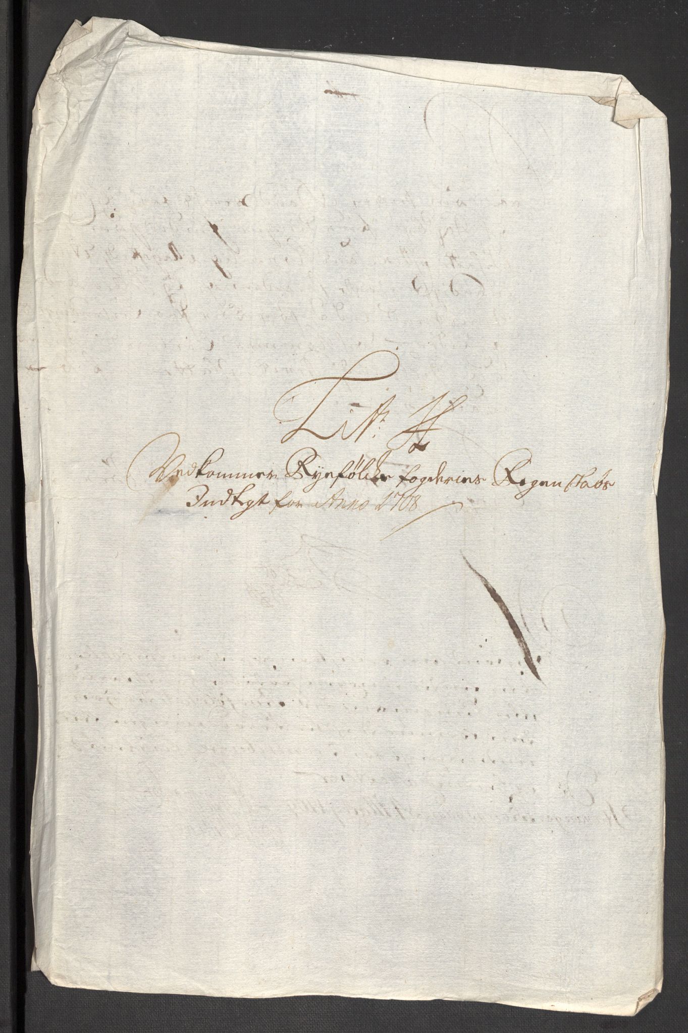 Rentekammeret inntil 1814, Reviderte regnskaper, Fogderegnskap, AV/RA-EA-4092/R47/L2861: Fogderegnskap Ryfylke, 1706-1709, p. 203