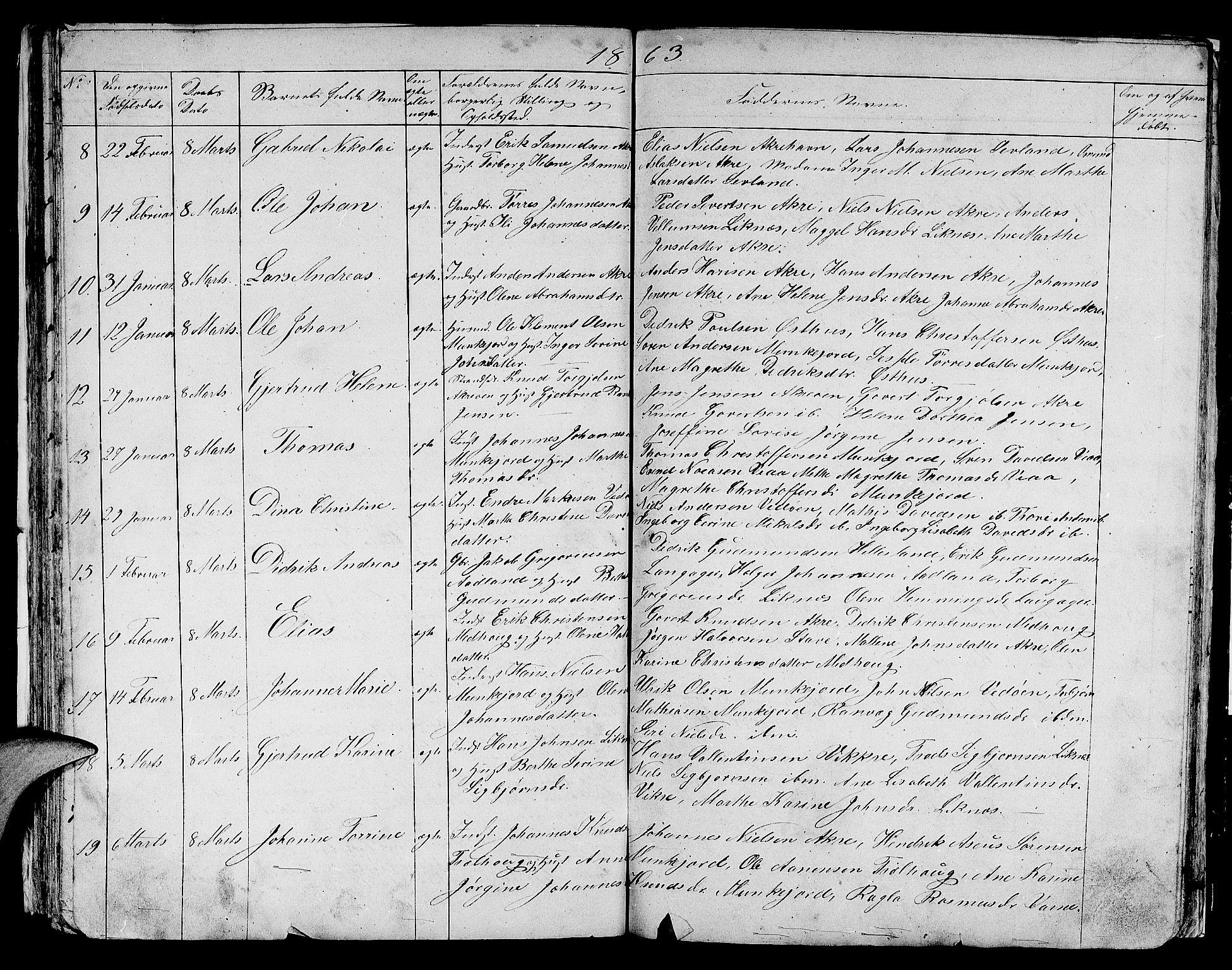 Skudenes sokneprestkontor, AV/SAST-A -101849/H/Ha/Hab/L0003: Parish register (copy) no. B 3, 1848-1865